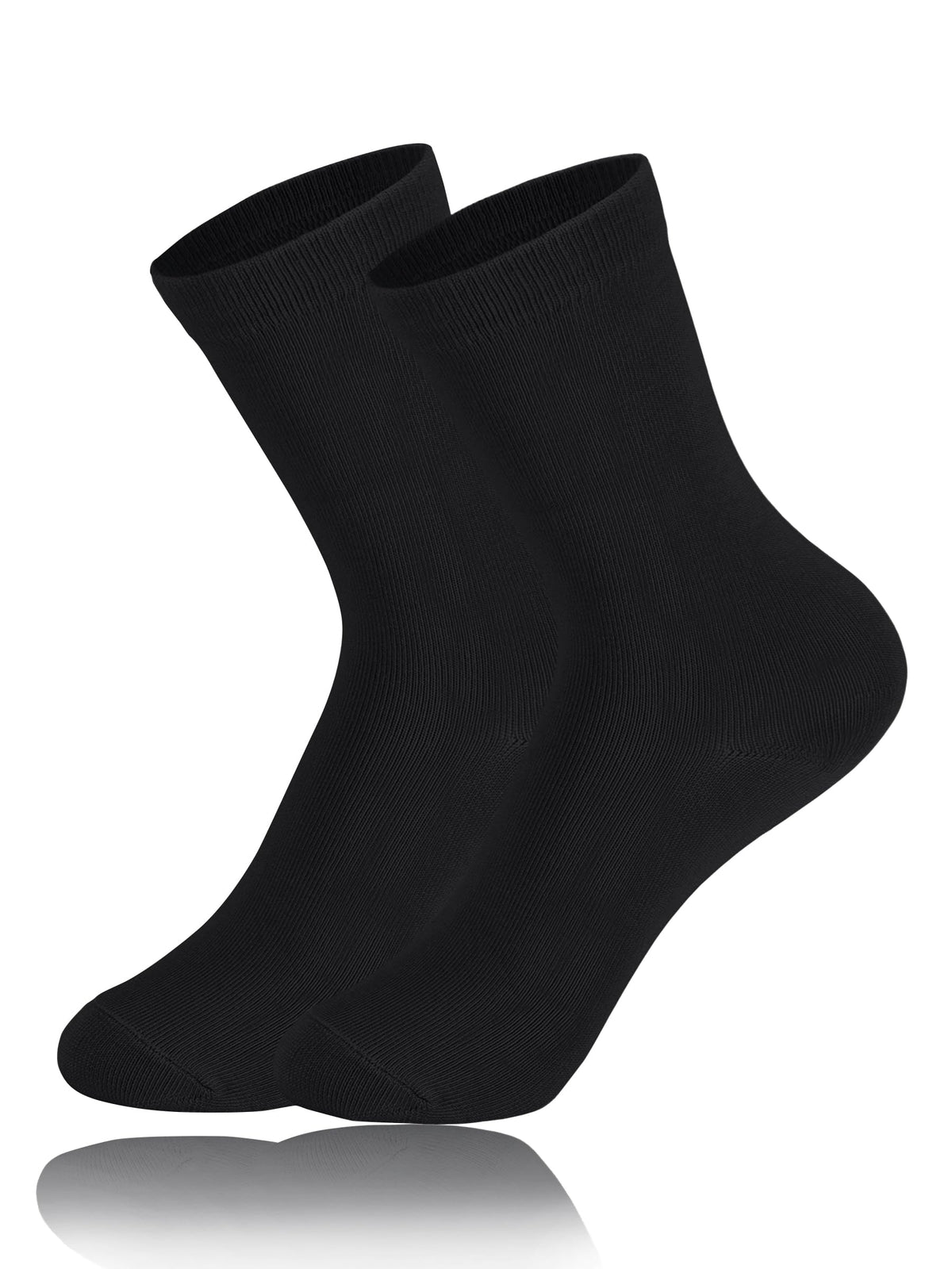 Forony Boys Girls Kids Dress Socks 6-12 Years Old Combed Cotton Anti Odor Crew Socks Quick Dry
