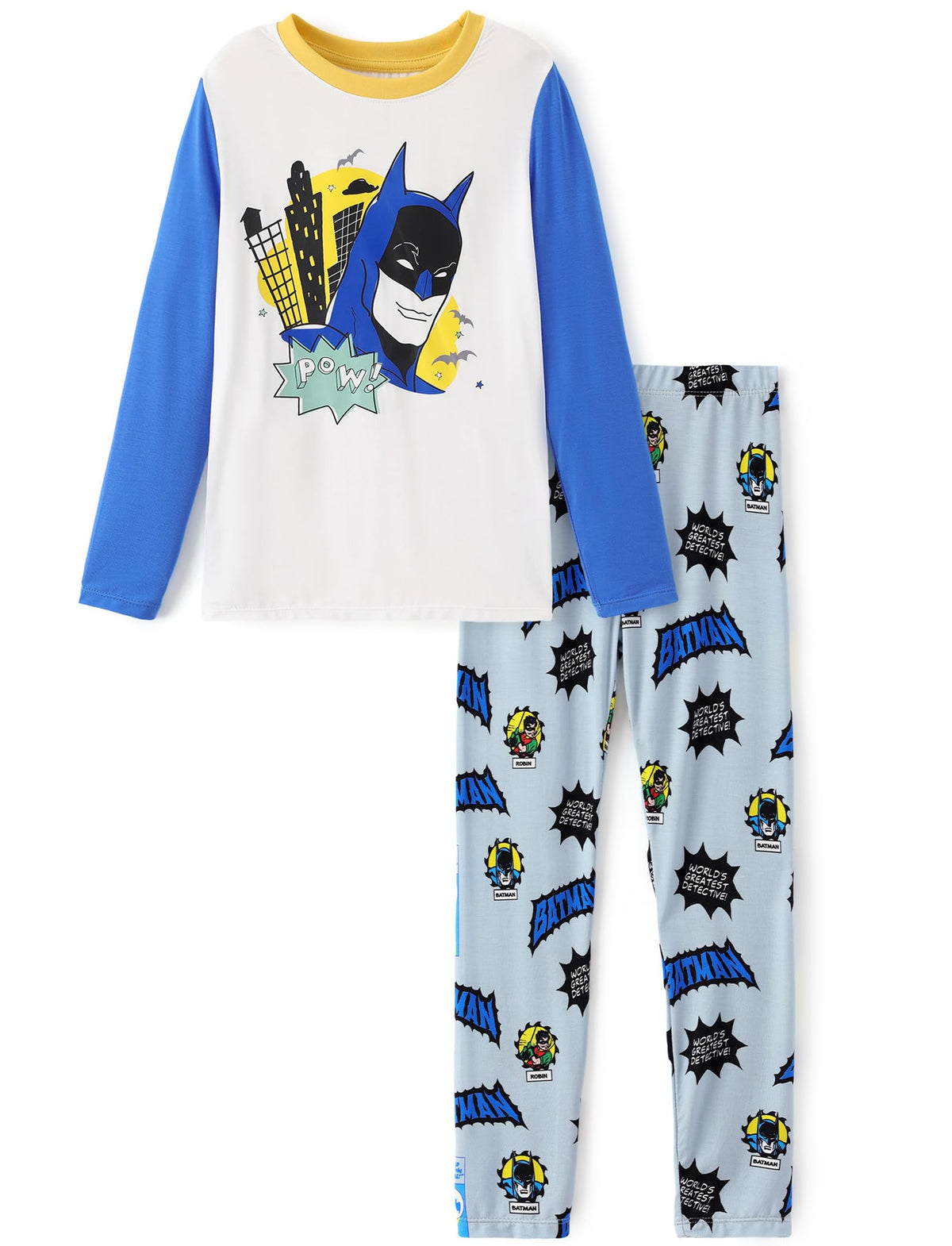 DC Comics Justice League Viscose from Bamboo Boy Superman Batman Pajama Set