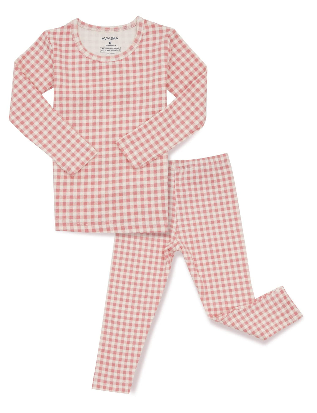 AVAUMA Baby Boys Girls Pajama Set 6M-7T Kids Cute Toddler Snug fit Pattern Design Pjs Cotton Sleepwear