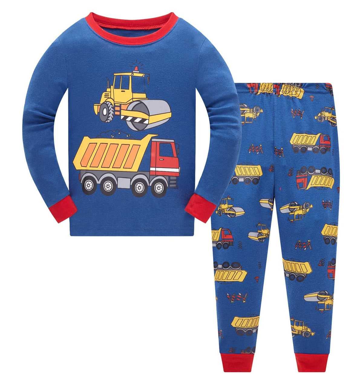 Toddler Boys Pajamas Set 100% Cotton Winter Warm 2 Piece Long Sleeve Pjs