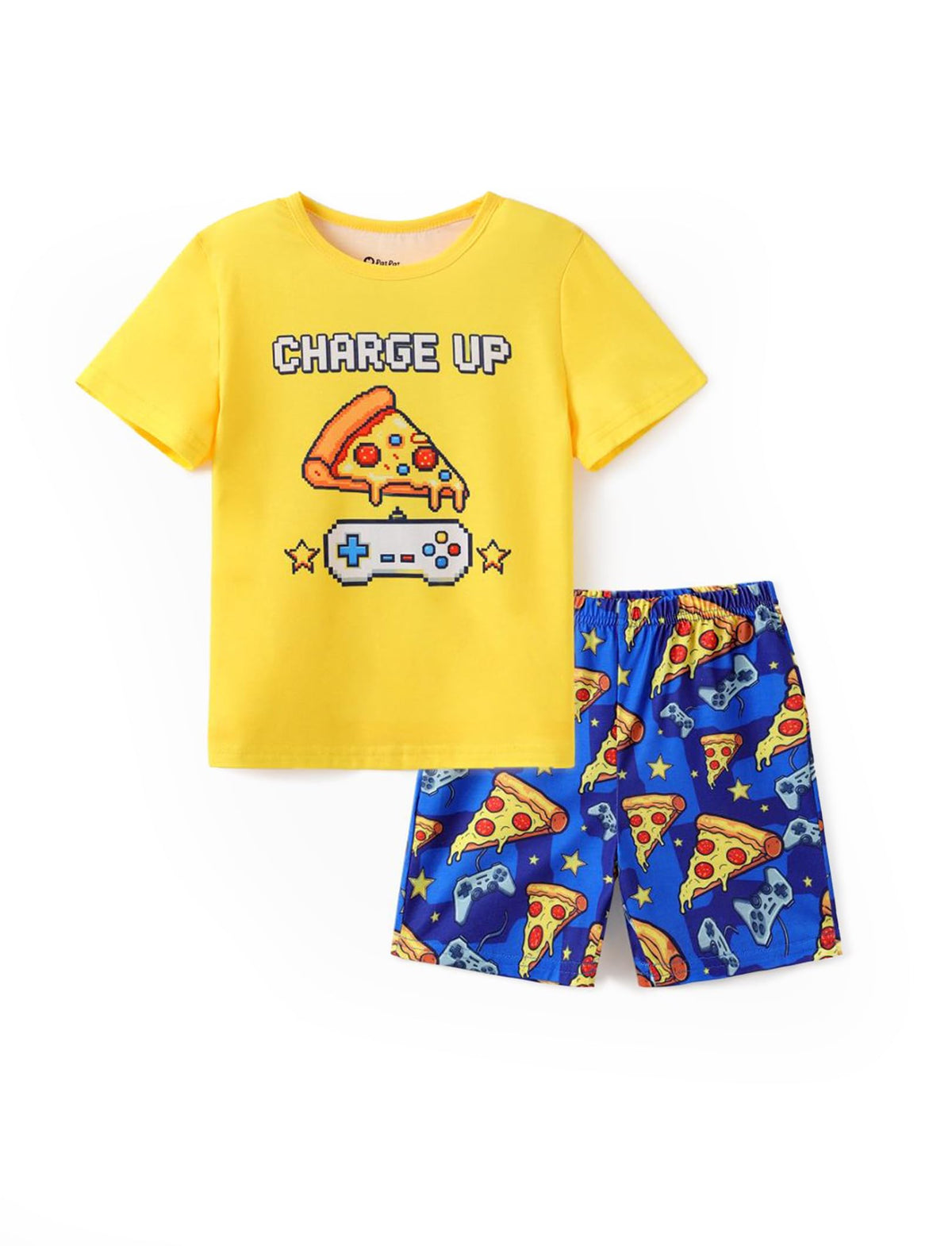 PATPAT Boys Pajamas 2 Piece PJs Set T-shirts with Shorts 6-12 Years