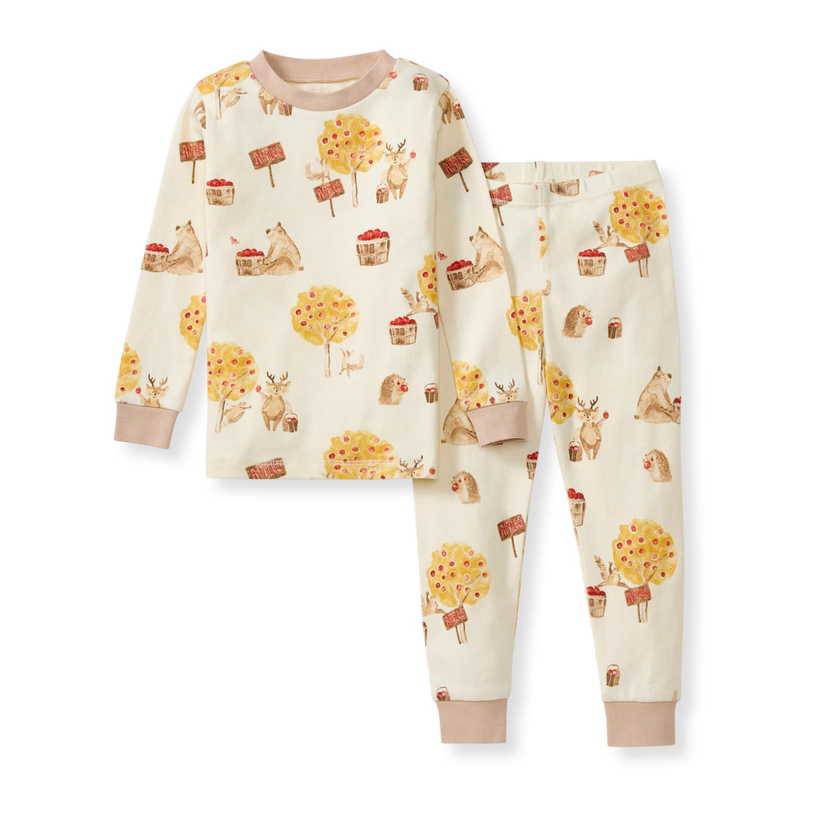 Burt's Bees Baby Organic Cotton Pajamas for Boys, Toddler PJ Set