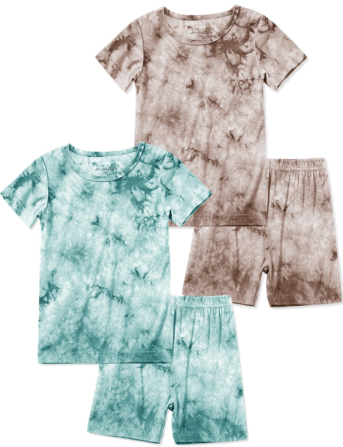 Jimonda Boys Girls Bamboo Rayon Pajamas Set Kids Sleepwear