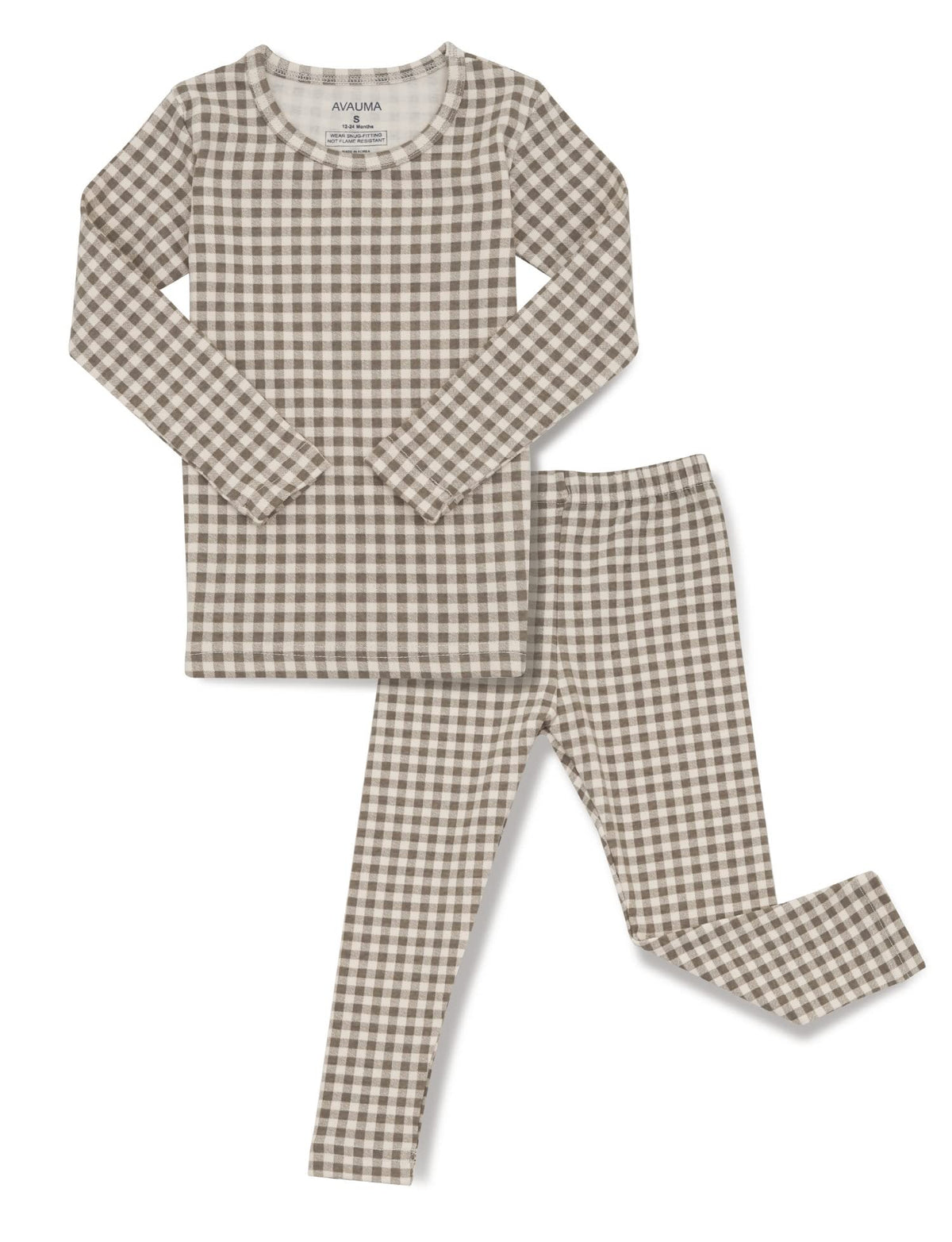 AVAUMA Baby Boys Girls Pajama Set 6M-7T Kids Cute Toddler Snug fit Pattern Design Pjs Cotton Sleepwear