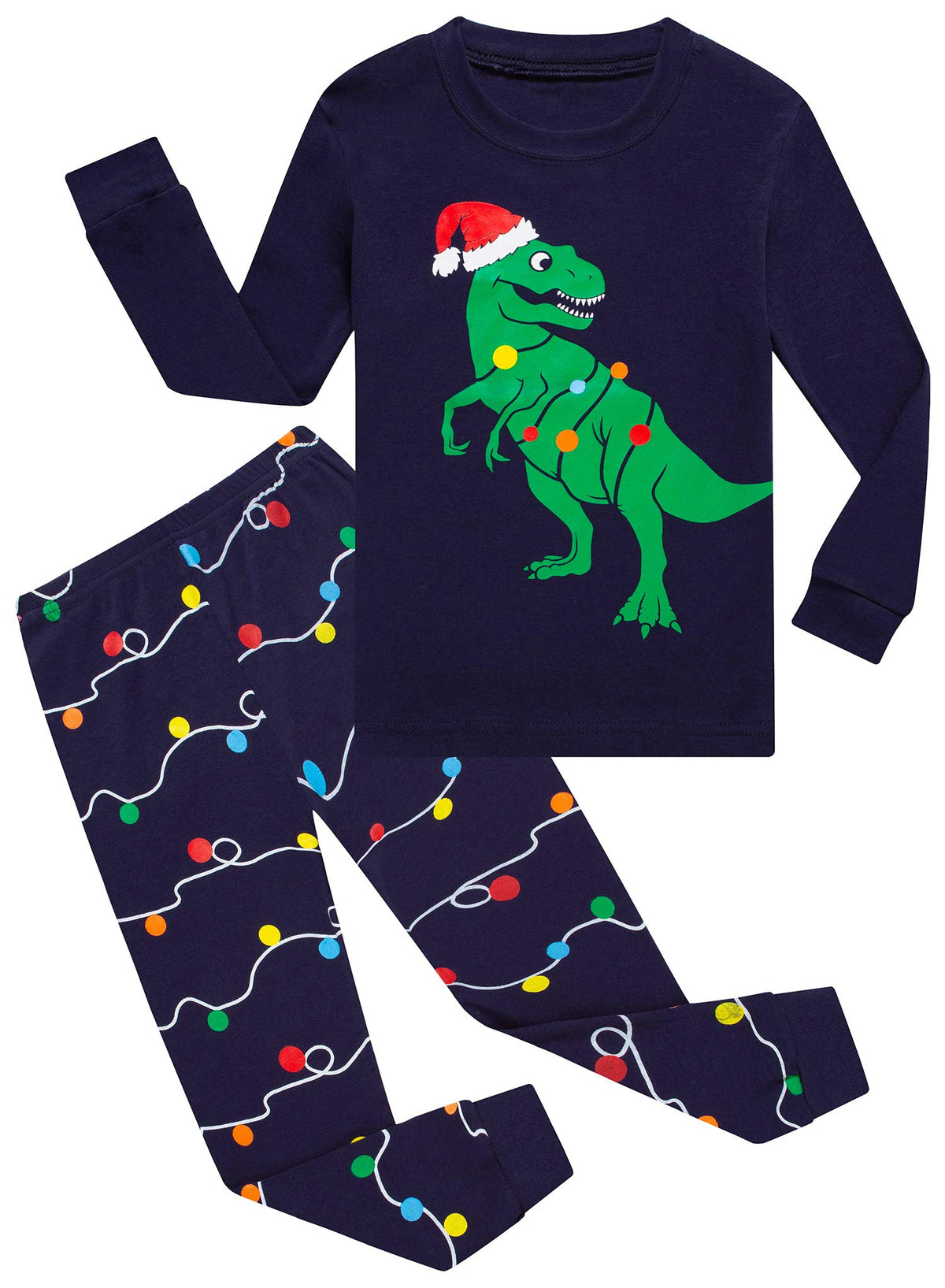 KikizYe Little Big Boys Girls Pajamas Set Kids PJs 100% Cotton Sleepwear