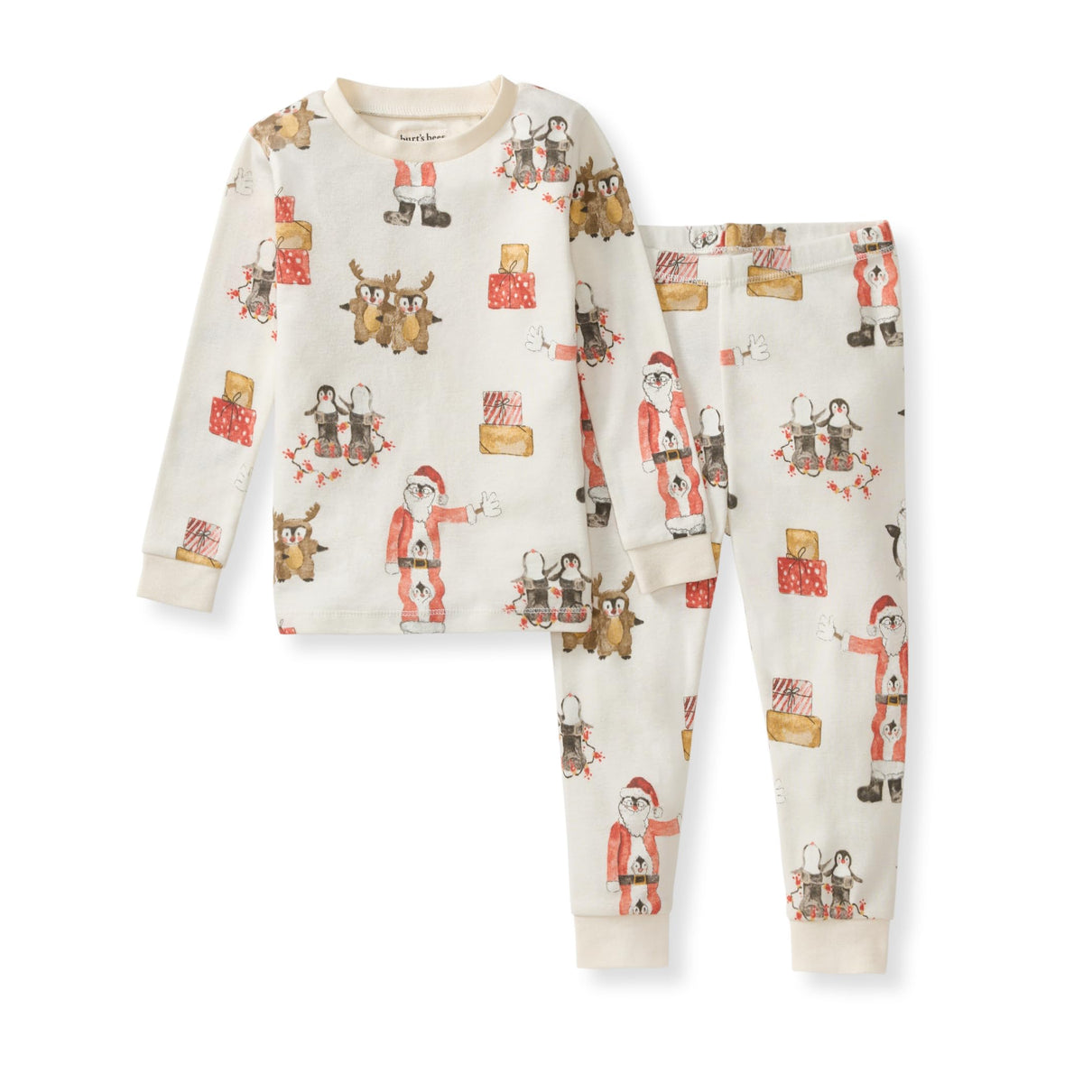 Burt's Bees Baby Organic Cotton Pajamas for Boys, Toddler PJ Set