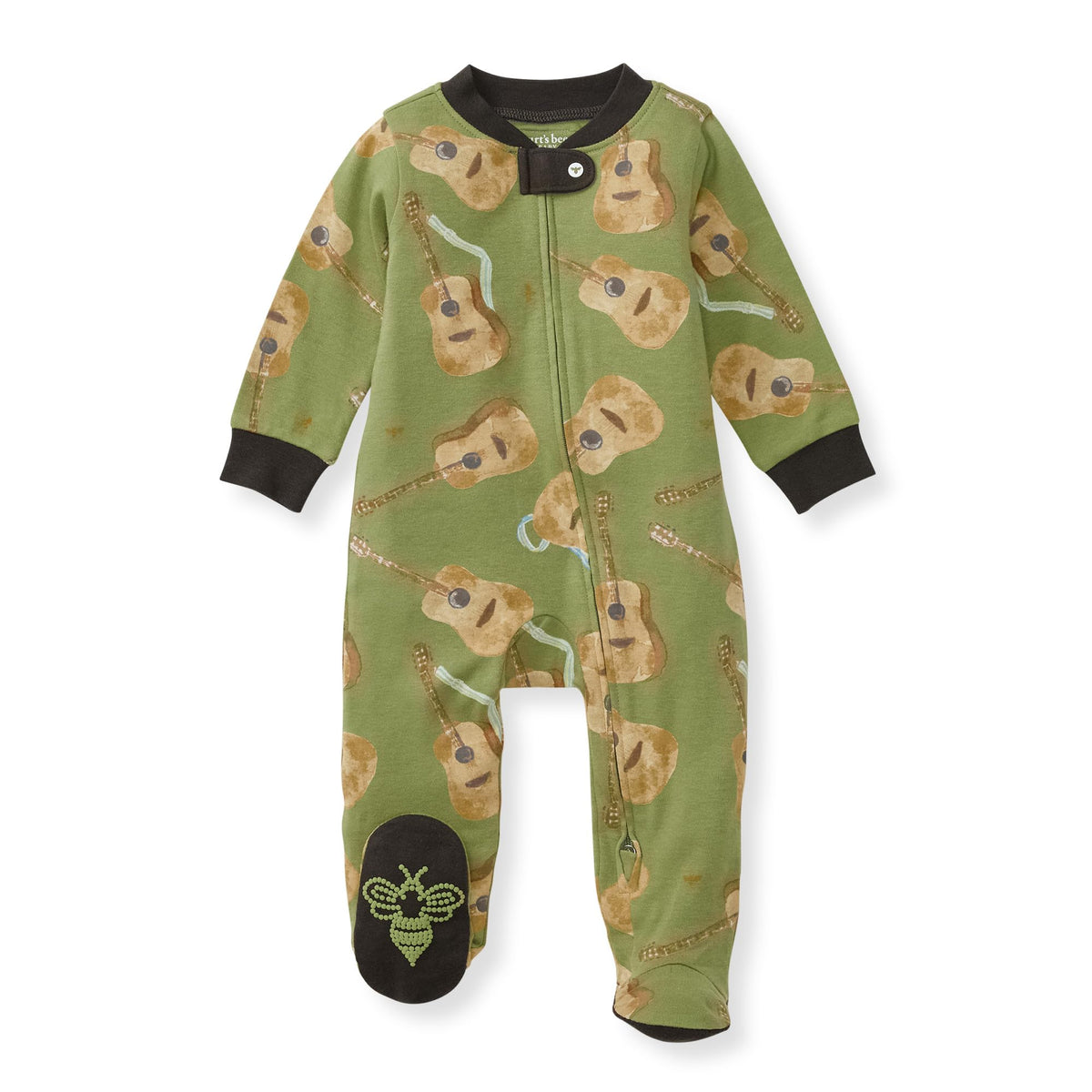 Burt's Bees Baby Boys Footless Pajamas, Sleep and Play Loose Fit, 100% Organic Cotton Soft One-piece PJs, Sizes NB to 6-9 Months