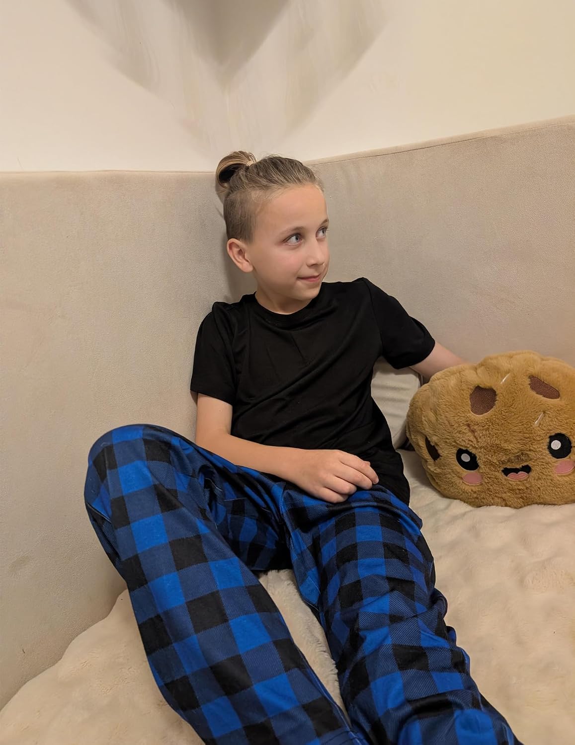 Arshiner Boys Pajamas Short Sleeve Long Pants 2 Piece Pajama Set for Boys