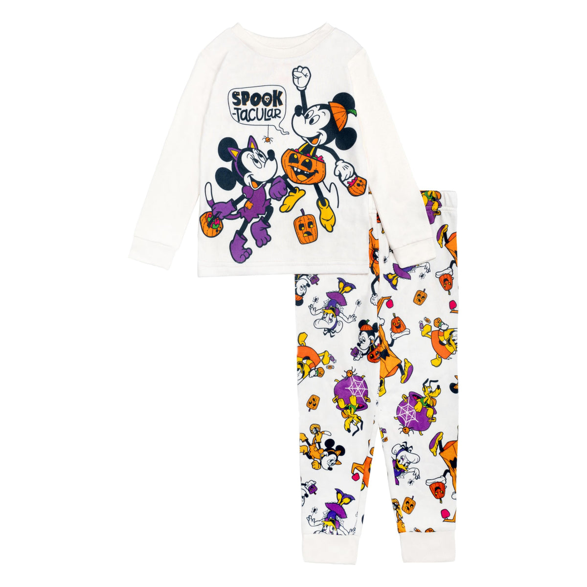 Disney Boys' 2-piece Loose-fit Pajama Set, Matching Long-Sleeve Pajamas
