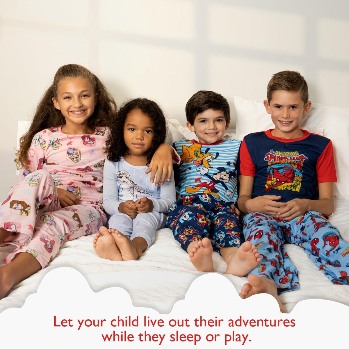 Marvel Boys' 2-piece Snug-fit Cotton Matching Holiday Pajama Set, Soft & Cute for Kids