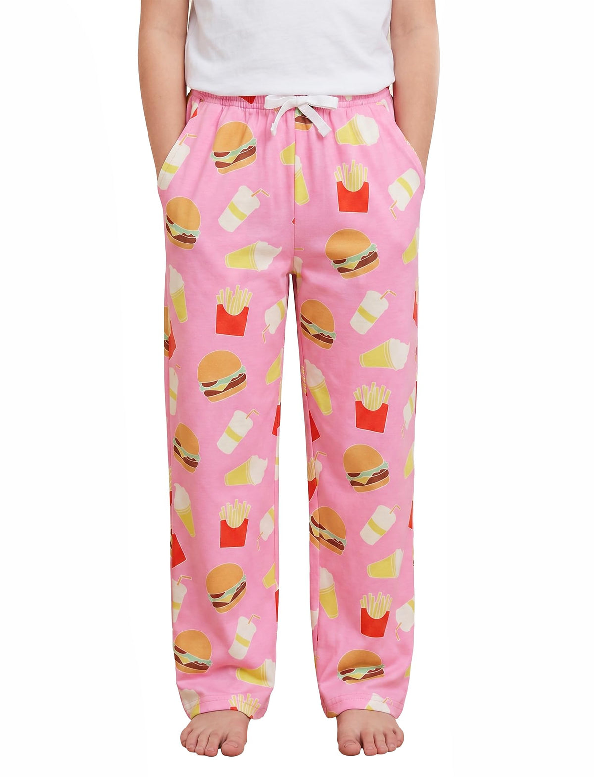 PATPAT Unisex Kids Plaid Pajama Pants Lounge Sleep Bottoms for 5–14 Years