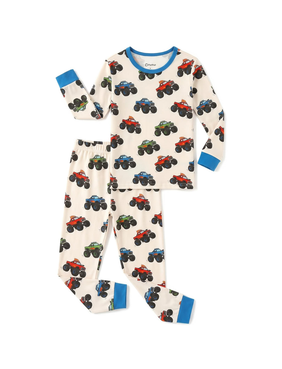 PATPAT Boys Pajamas Short Sleeve T-Shirt and Shorts 2-Piece Sleepwear