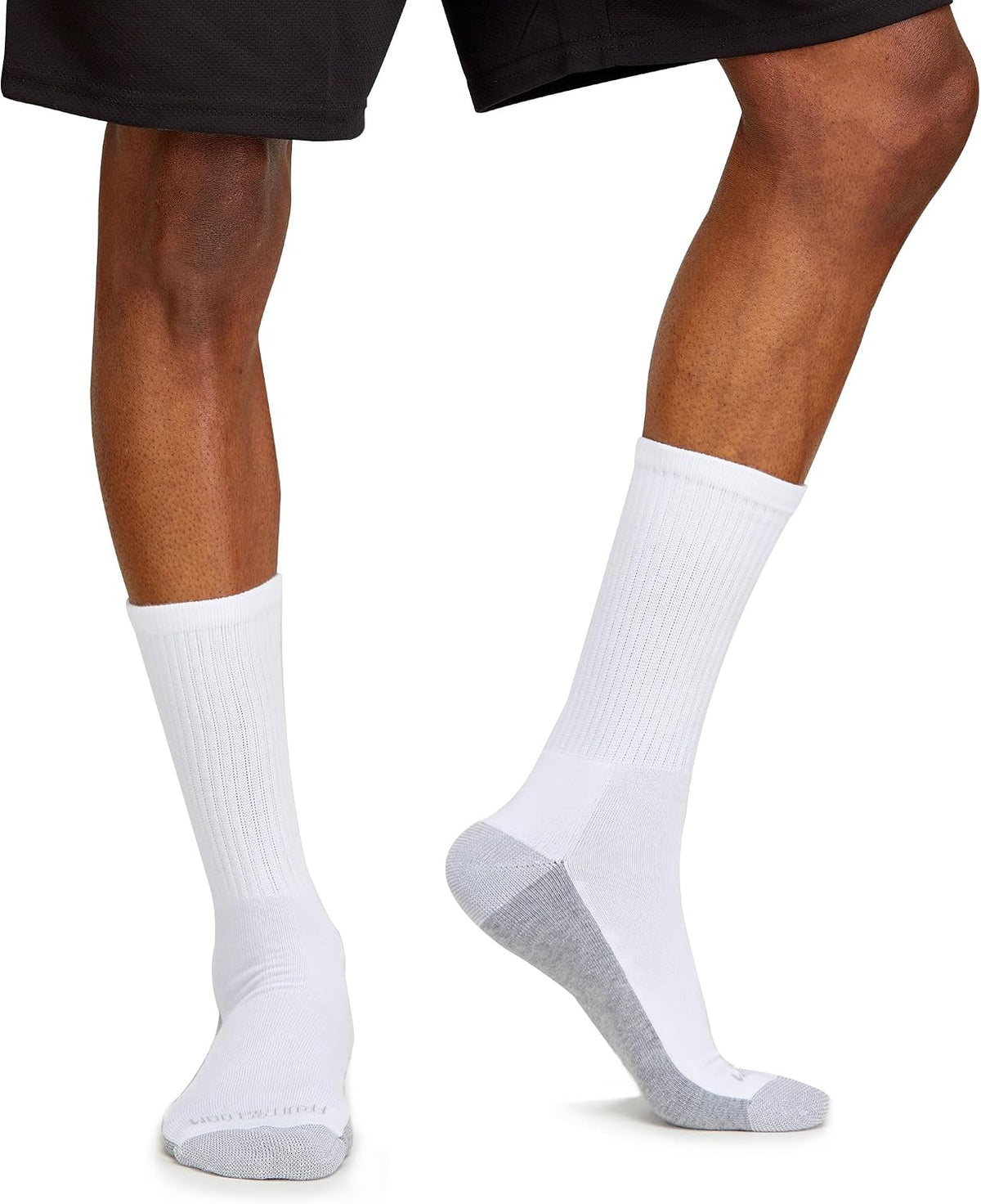 Fruit of the Loom Boys' Dual Defense Crew Socks (10 Pack)