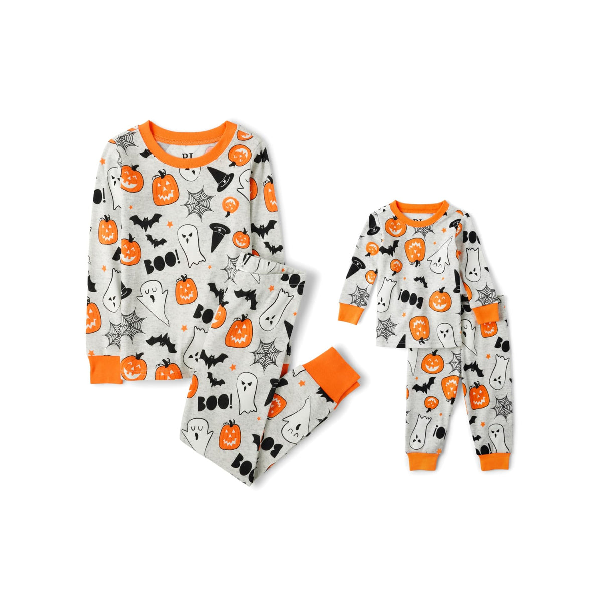 The Children's Place Baby and Kids' Sibling Matching Halloween and Holiday Pajama Sets, Cotton