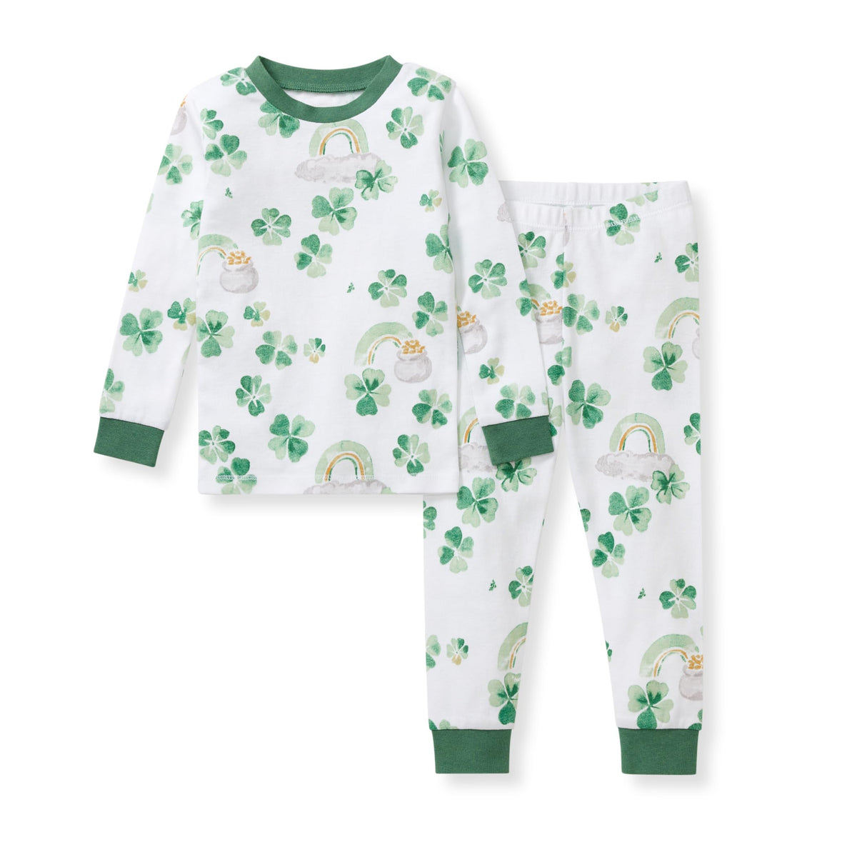 Burt's Bees Baby Girls Organic Cotton Pajamas, Toddler PJ Set, 2-PC