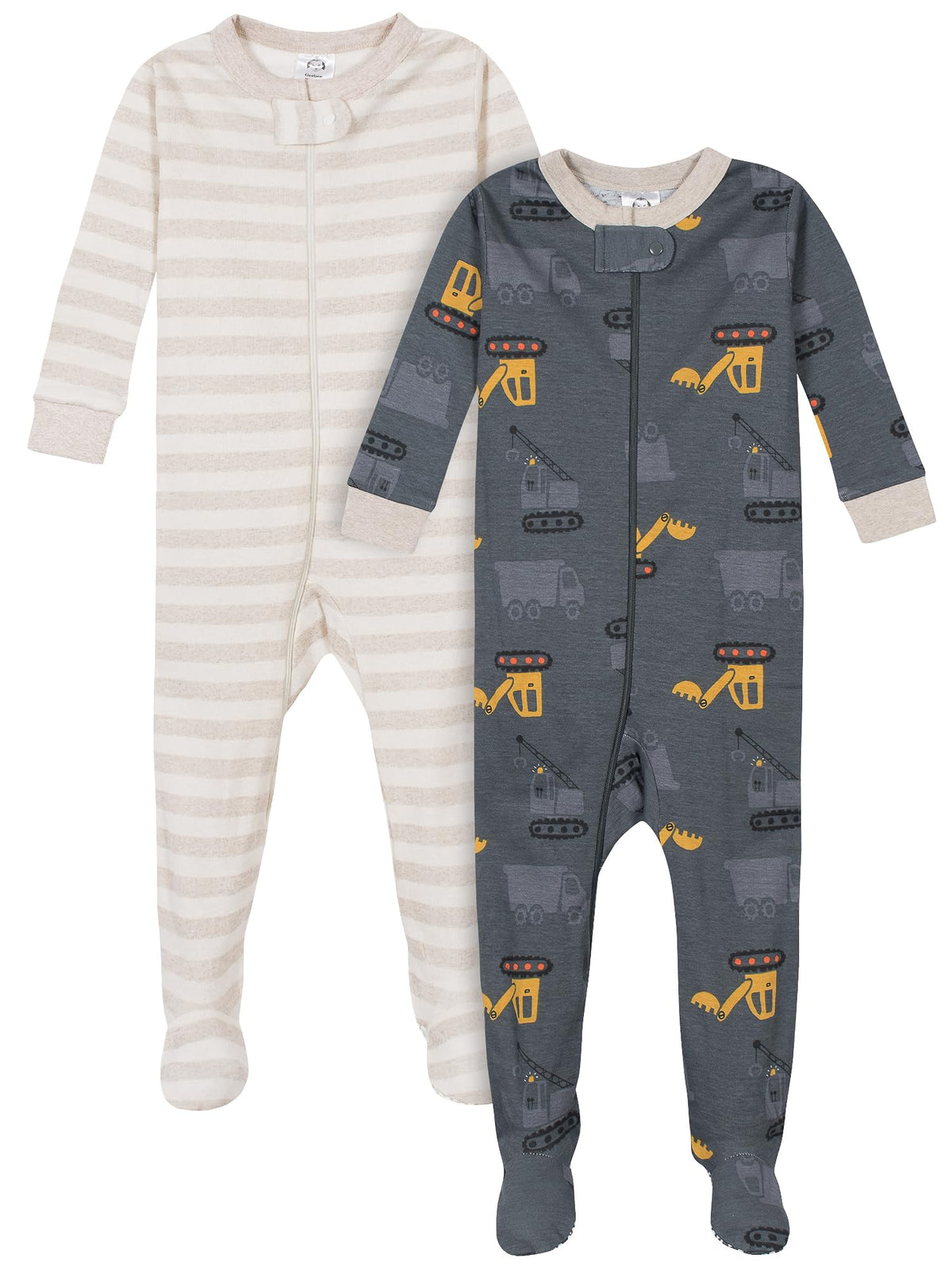 Gerber Baby Boys 2-Pack Footed Pajamas