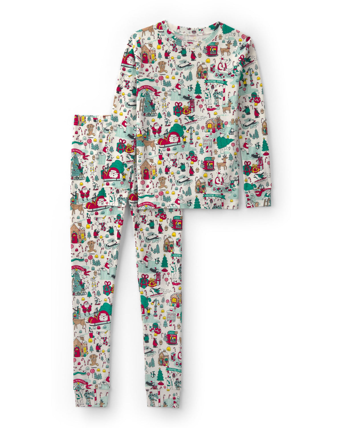 Carter's Unisex Adult 2-piece Holiday Cotton Pj