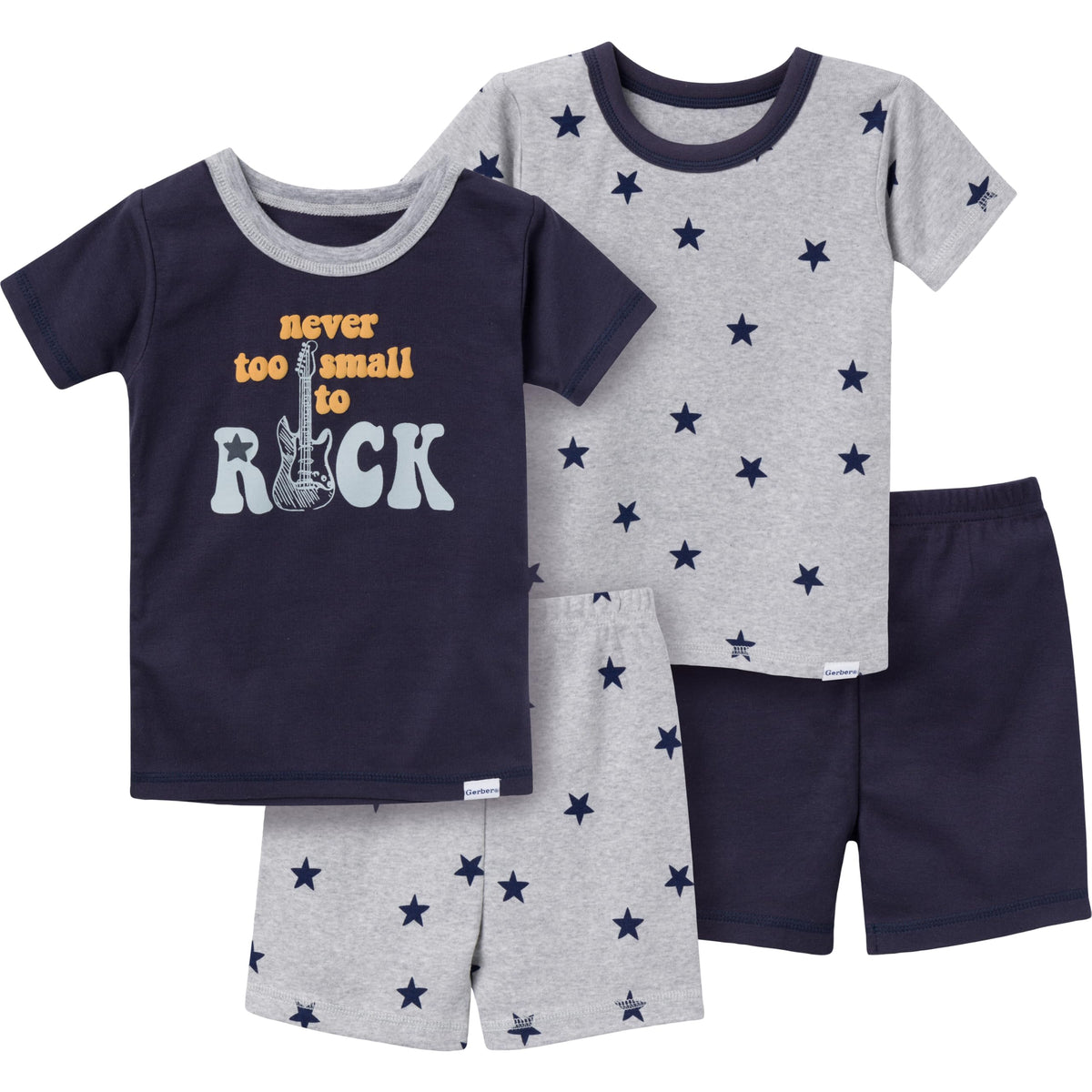 Gerber Baby Boys 4 Piece Pajama Set