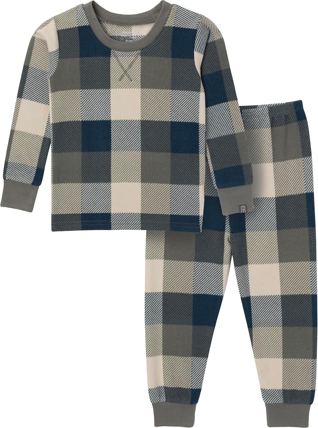 Modern Moments by Gerber Baby Toddler Hacci Snug Fit 2-piece Pajama Set