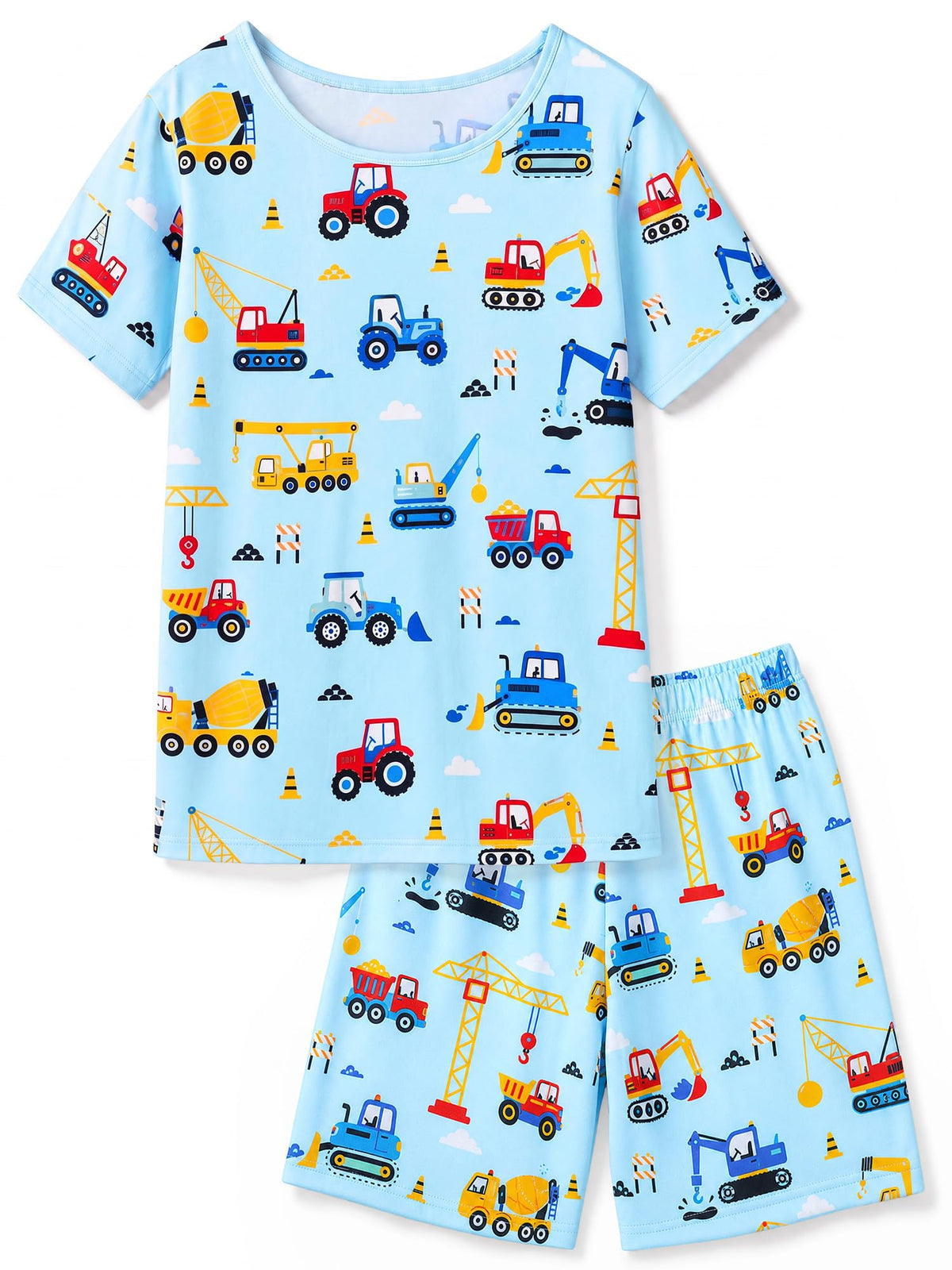 ICOSY Boys Pajamas Set, Soft and Breathable Pjs for Toddler Kids 2-9Y