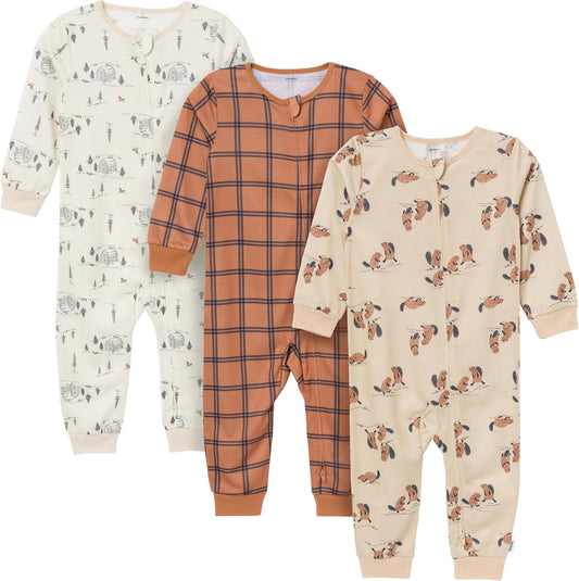 Gerber Baby Boys' Toddlers Loose-fitting Footless Pajamas