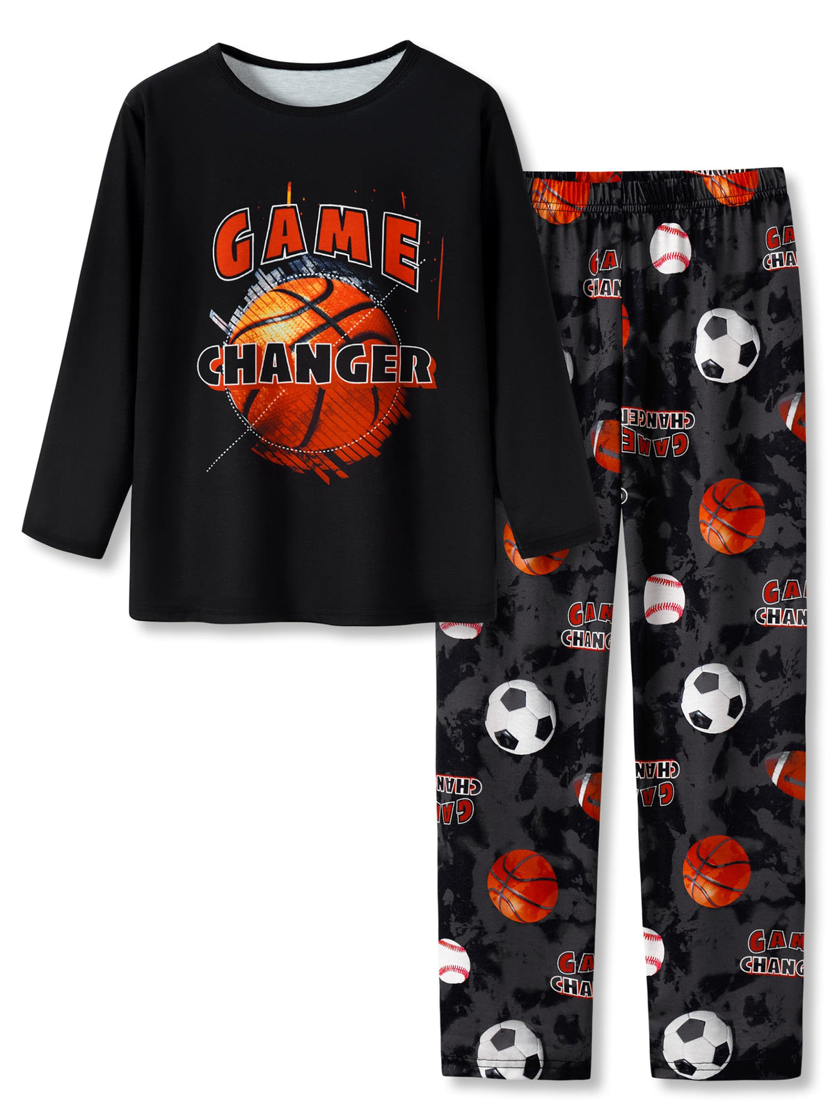 Beezizac Boys Pajamas Game/Ninja/Dinosaur Long Sleeve & Pants PJ Size 6-18