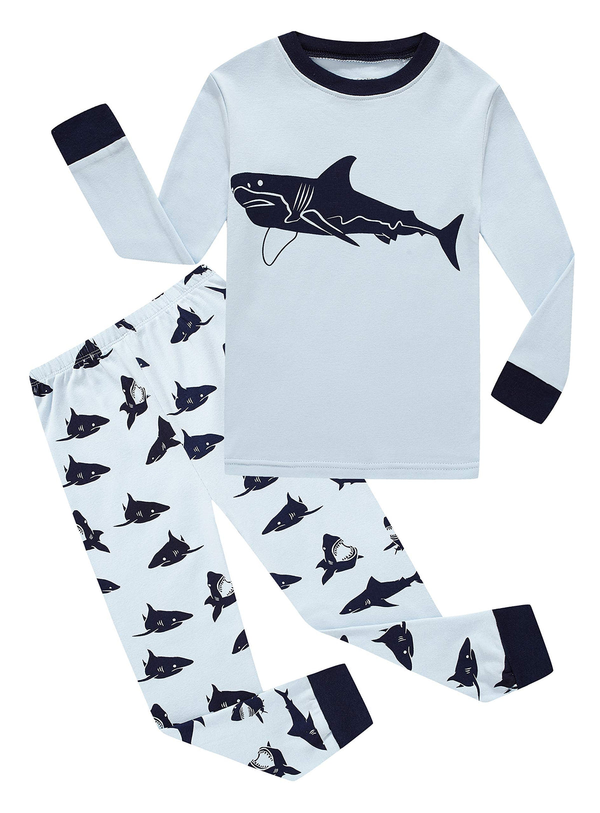 Family Feeling Little Boys Pajamas Sets 100% Cotton Long sleeve Pjs
