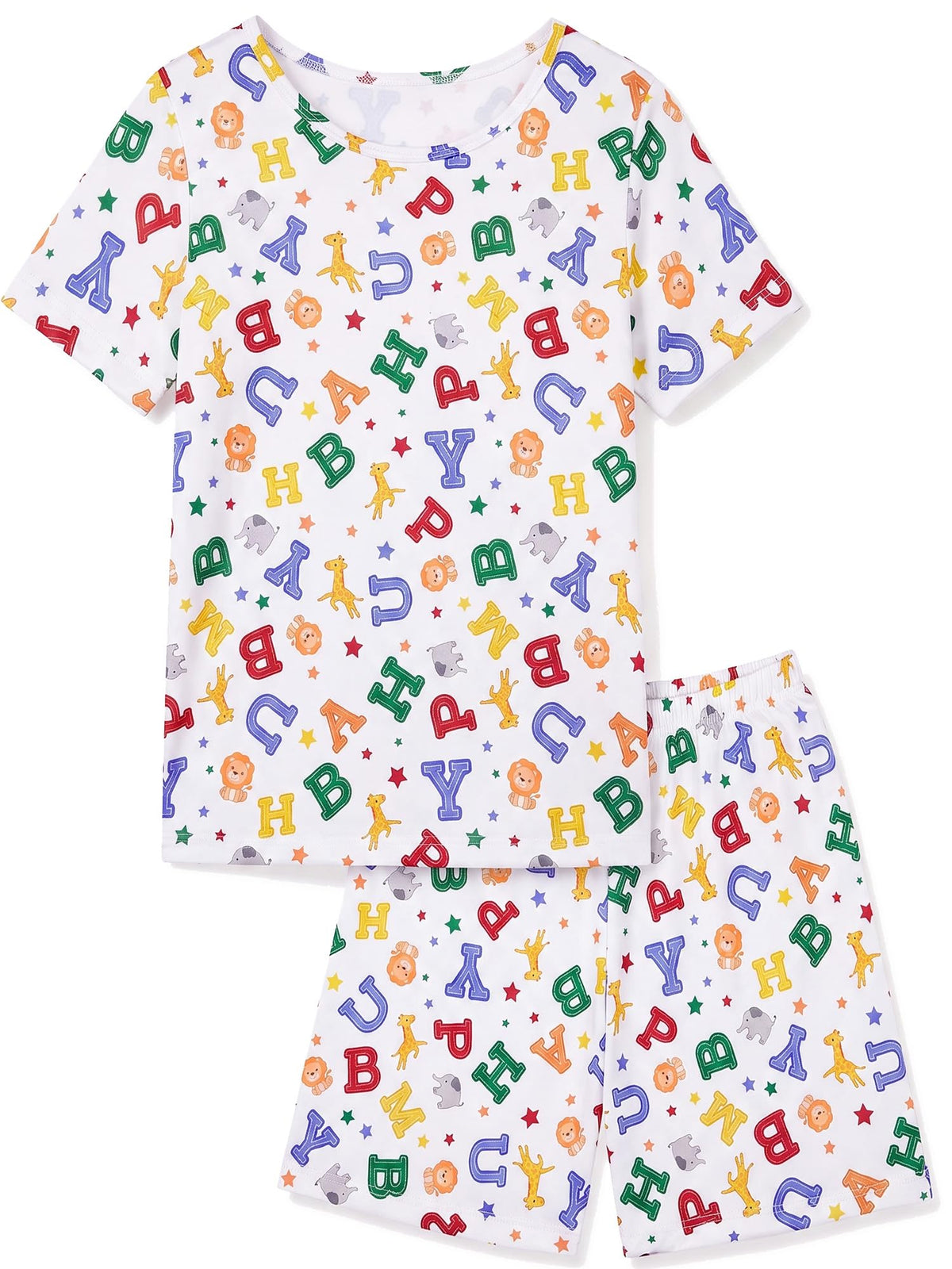 ICOSY Boys Pajamas Set, Soft and Breathable Pjs for Toddler Kids 2-9Y