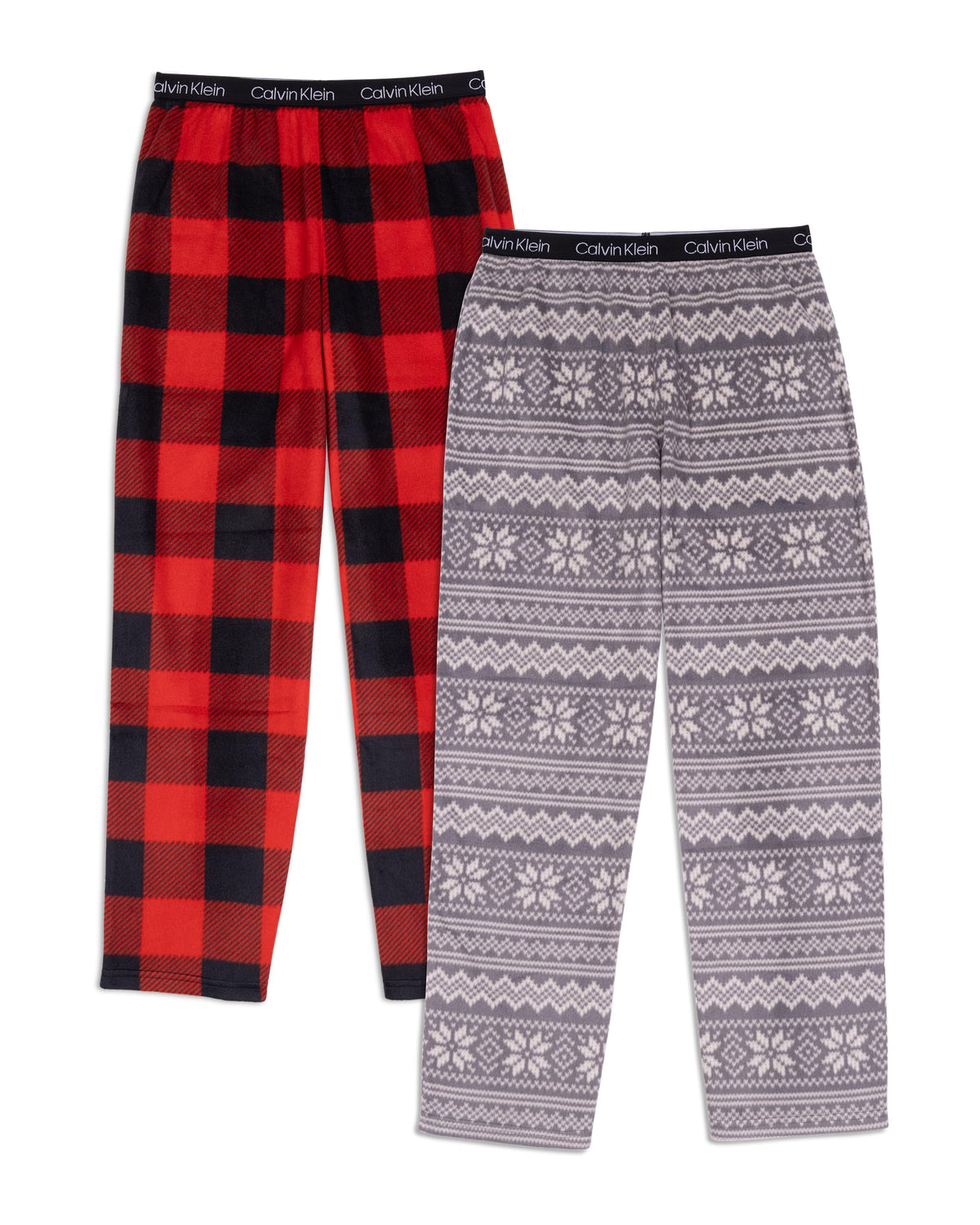 Calvin Klein Kids Boys' Super Soft Brushed Micro Pajama Pant 2-Pack