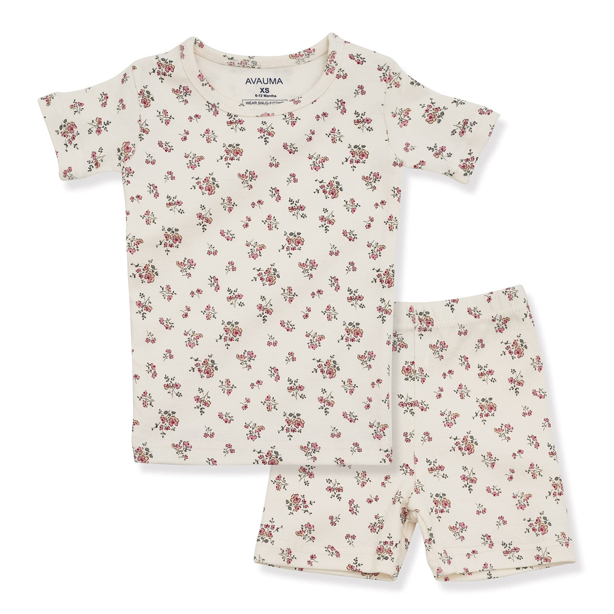 AVAUMA Baby Boys Girls Pajama Set 6M-7T Kids Cute Toddler Snug fit Pattern Design Pjs Cotton Sleepwear