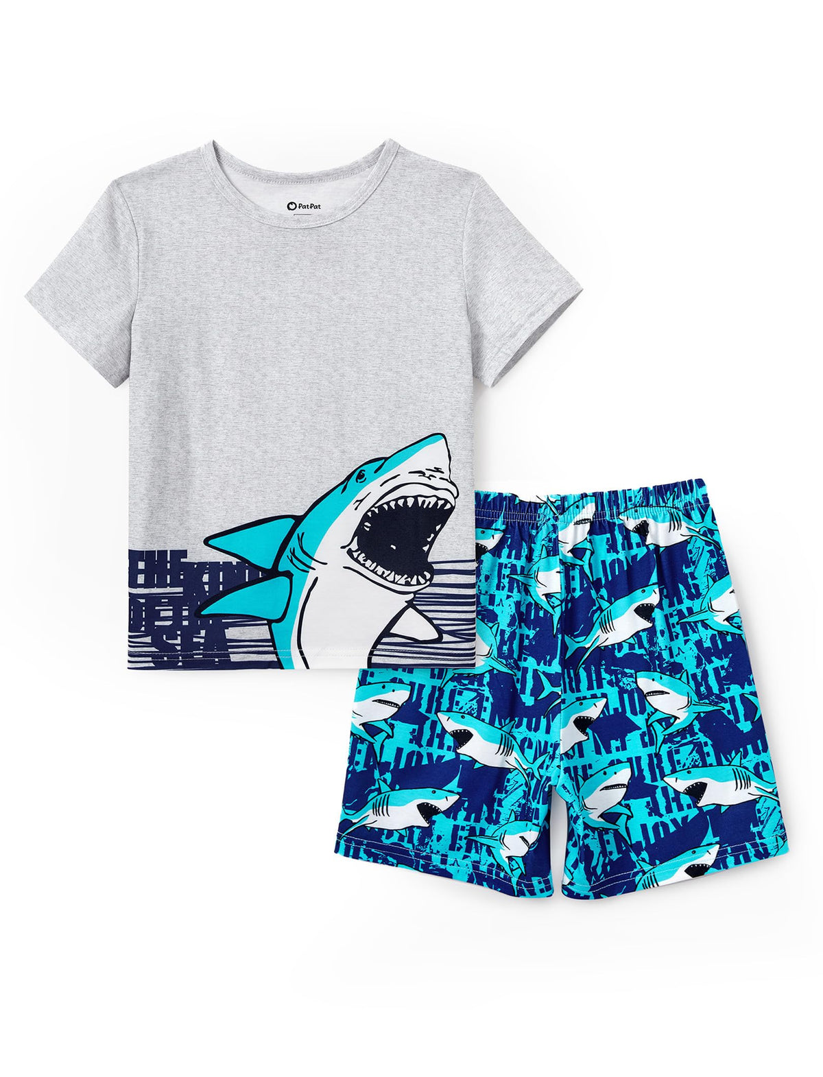 PATPAT Boys Pajamas 2 Piece PJs Set T-shirts with Shorts 6-12 Years