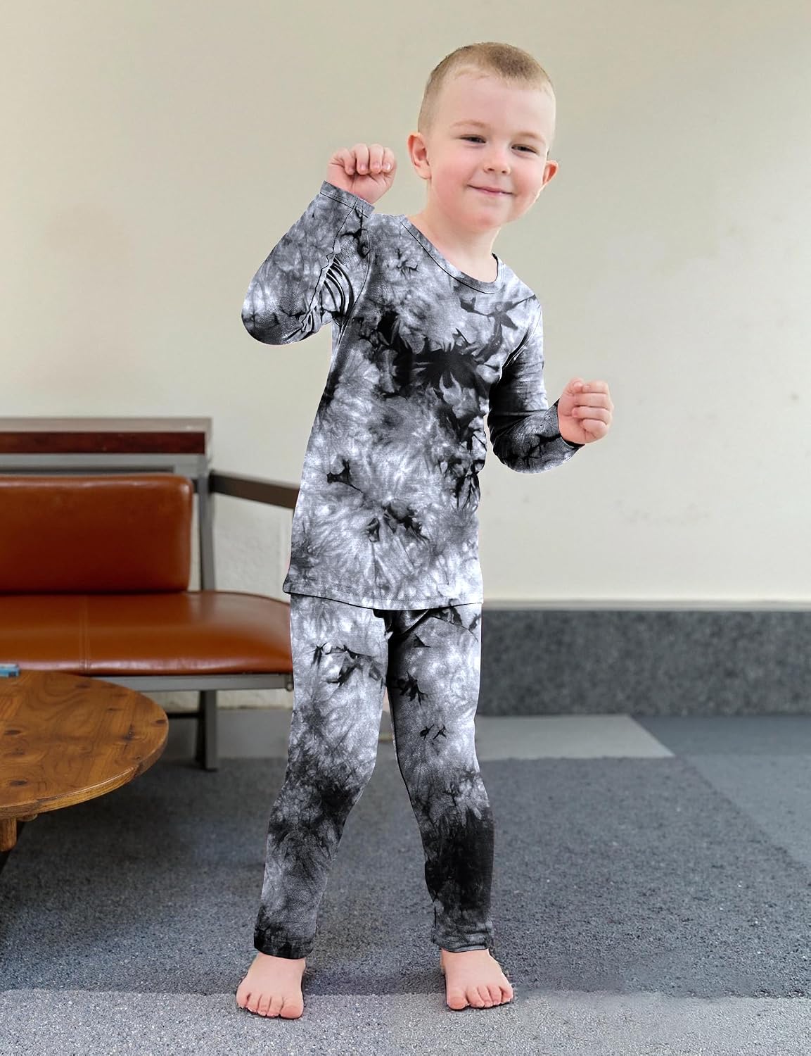 Jimonda Kids Toddler Bamboo Rayon Pajamas Set Boys Girls Pjs