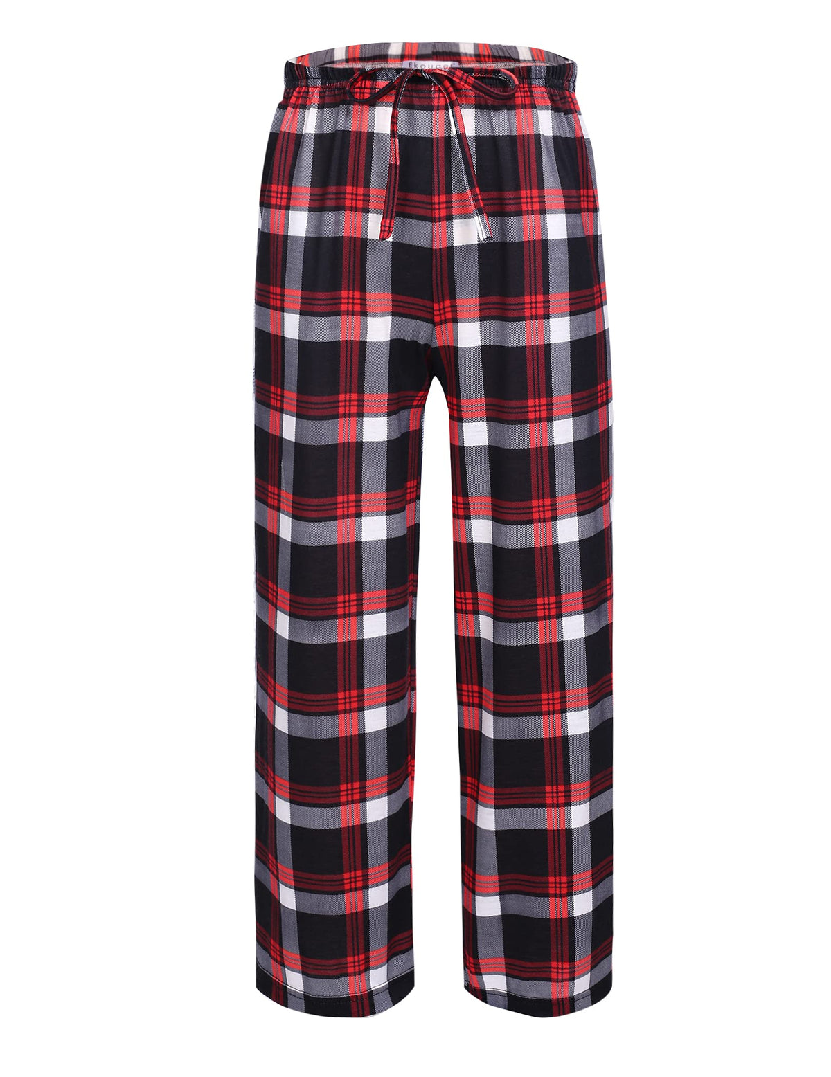 Ekouaer Boys Pajama Pants Plaid Bottoms Comfy Elastic Waist Pjs Bottoms