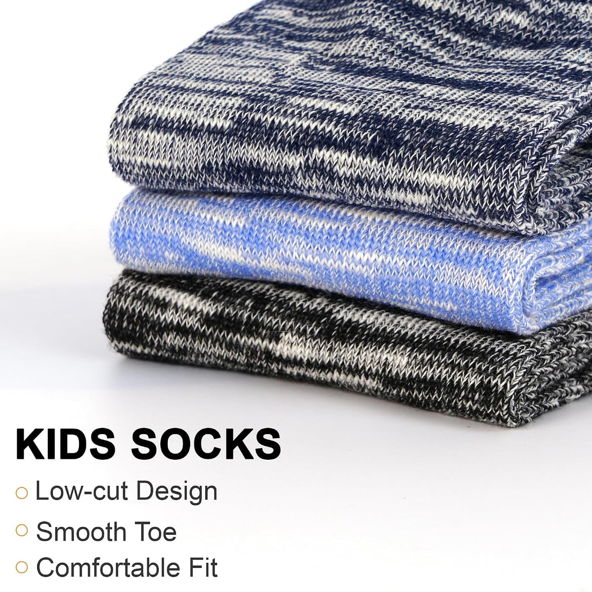 GENTABY Boys Ankle Socks 12-Pack Toddler Athletic Low Cut Socks 2-10Y