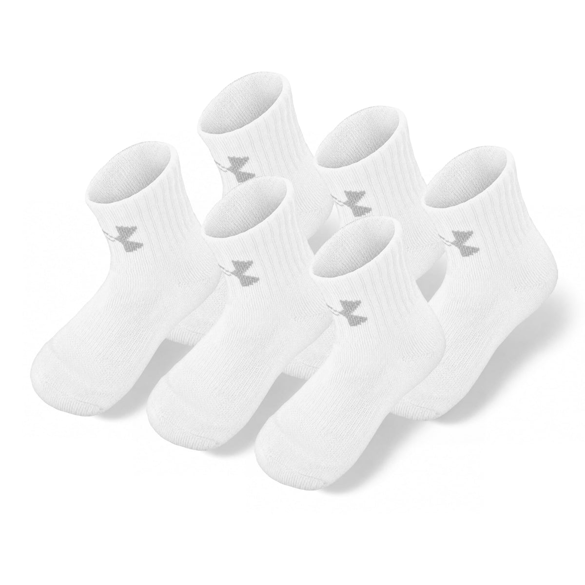 Under Armour boys Multi Pack Essential Quarter Sock