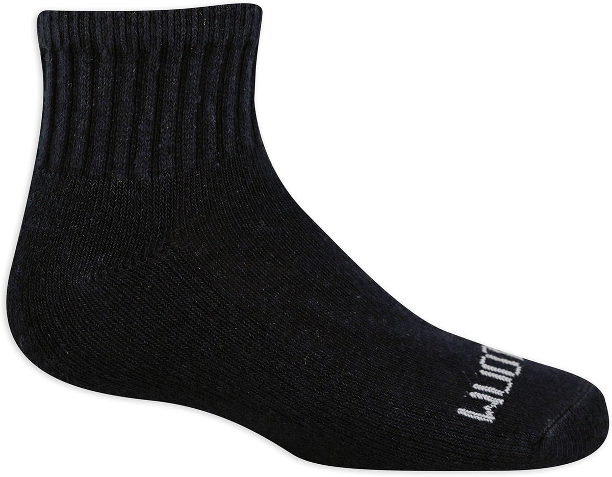 Fruit of the Loom Boys' Dual Defense Ankle Socks (10 Pack)