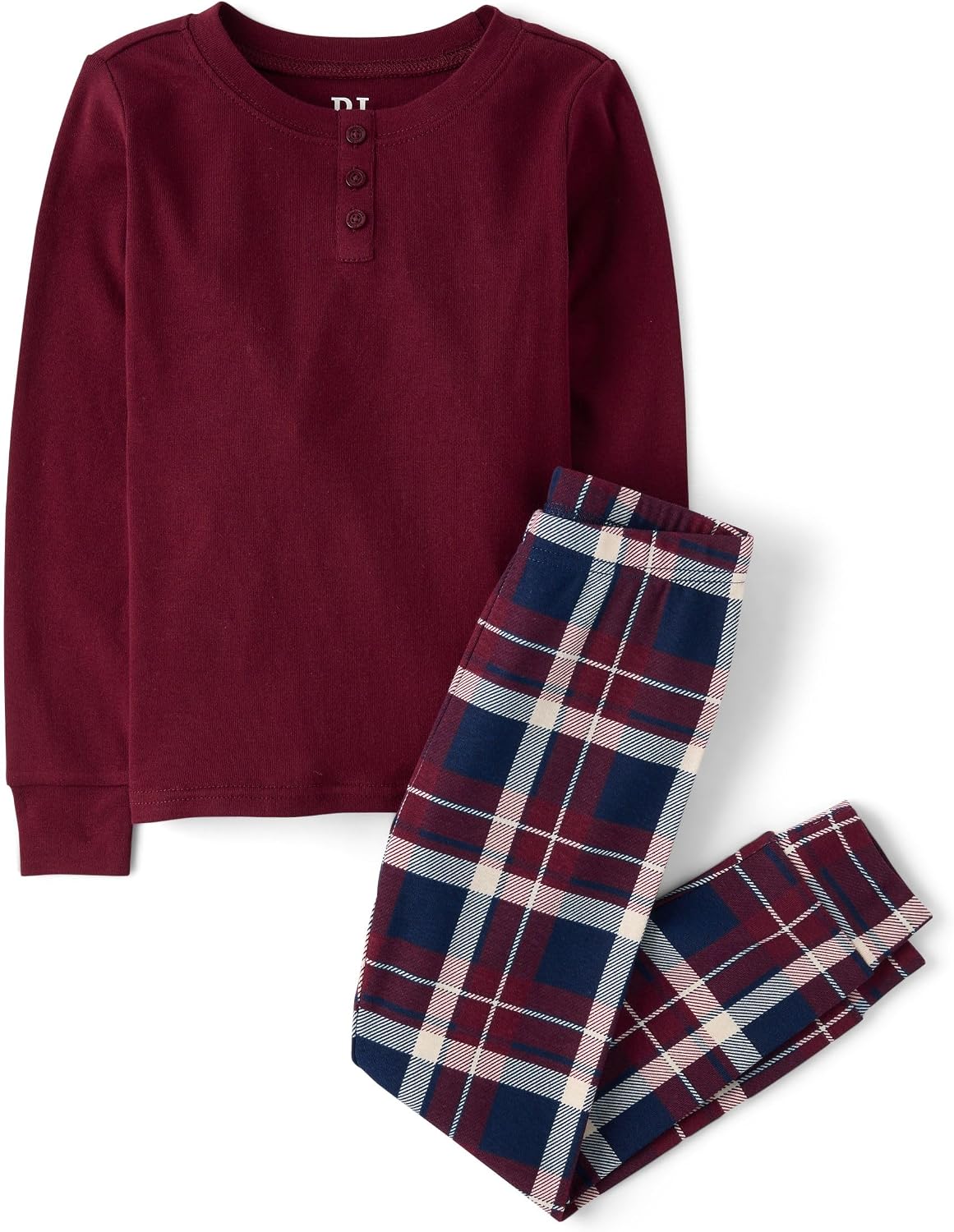 The Children's Place Boys' 100% Snug Fit Cotton Long Sleeve Top and Pants,2-piece Pajama Sets