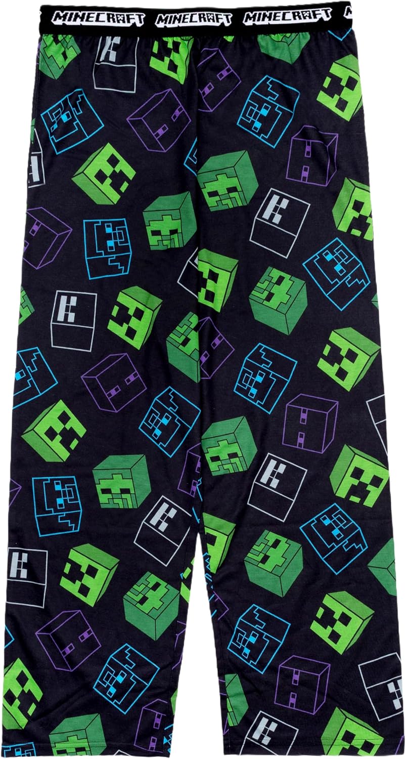 Minecraft Kids' Pajama Pants, Soft & Cute for Kids