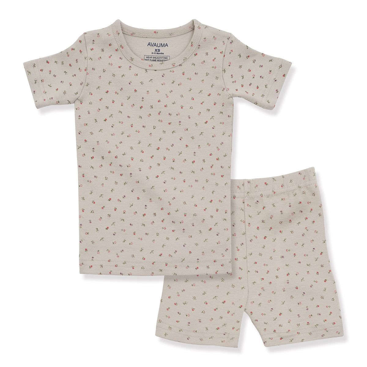 AVAUMA Baby Boys Girls Pajama Set 6M-7T Kids Cute Toddler Snug fit Pattern Design Pjs Cotton Sleepwear