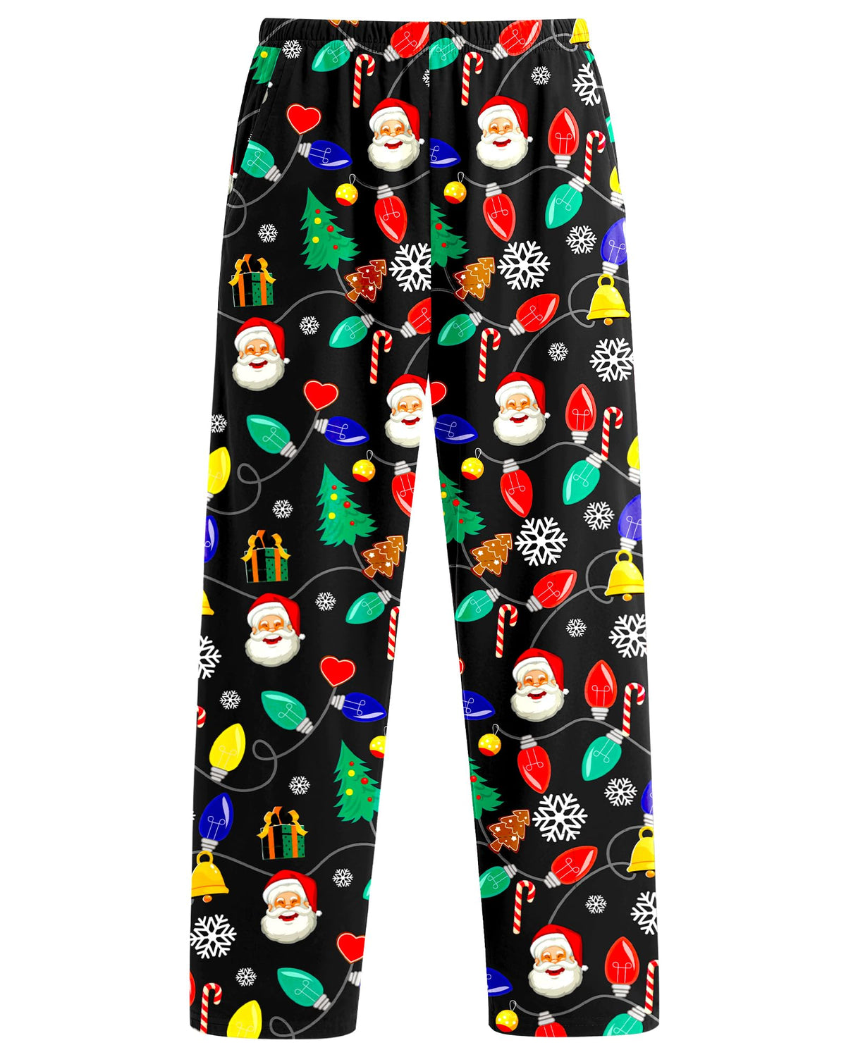Boys Pajama Pants Soft Pj Bottoms Elastic Waist Lounge Pants Long Sleep Bottoms with Pockets Size 9-14