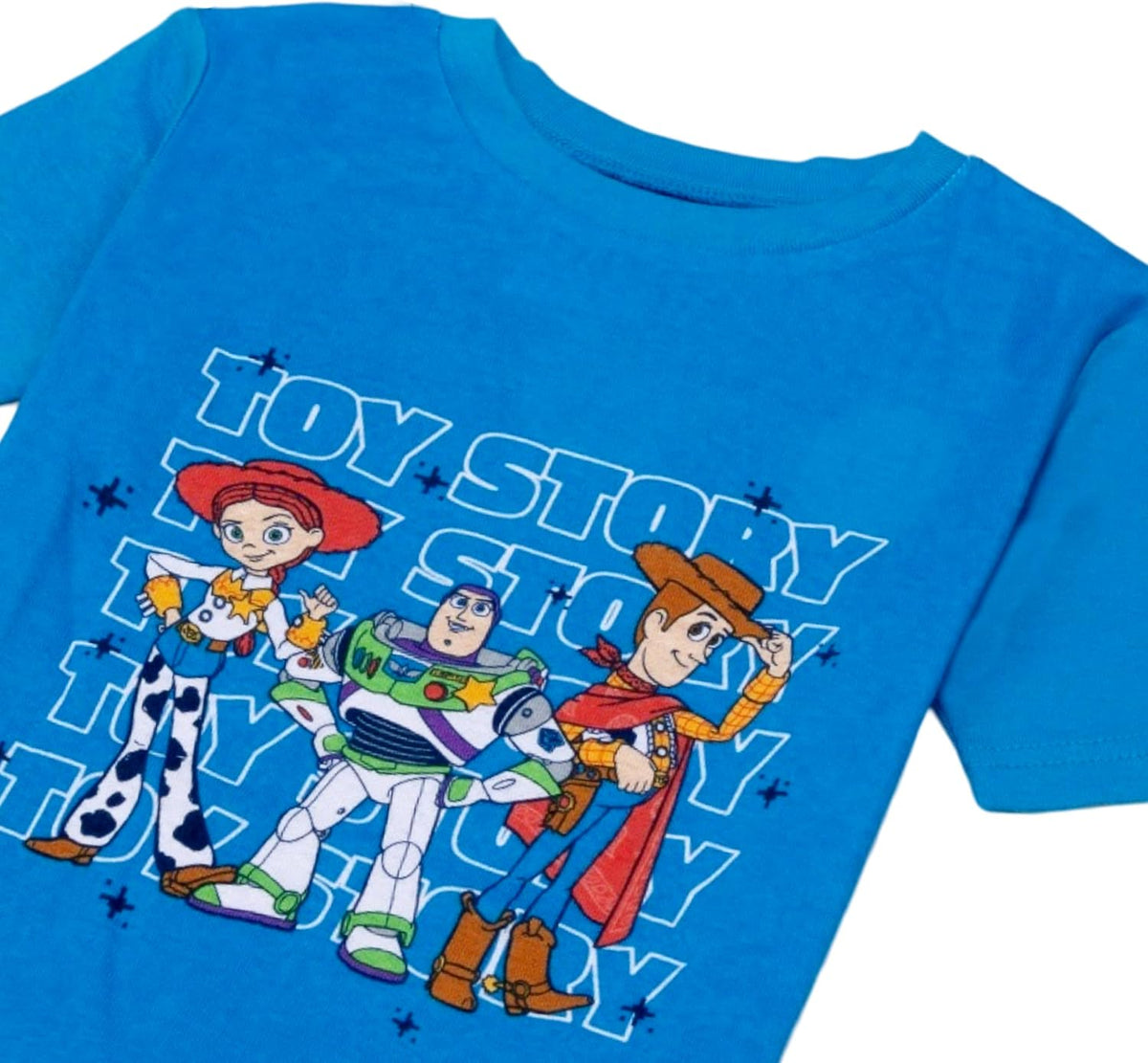 Disney Boys' 4-piece Snug-fit Matching Cotton Pajama Set, Soft & Cute for Kids