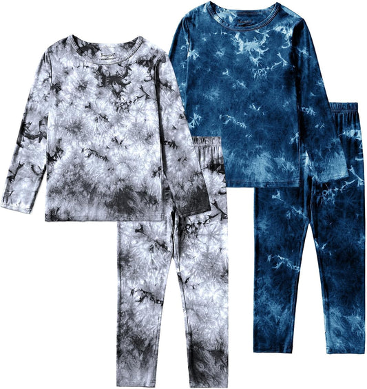 Jimonda Kids Toddler Bamboo Rayon Pajamas Set Boys Girls Pjs