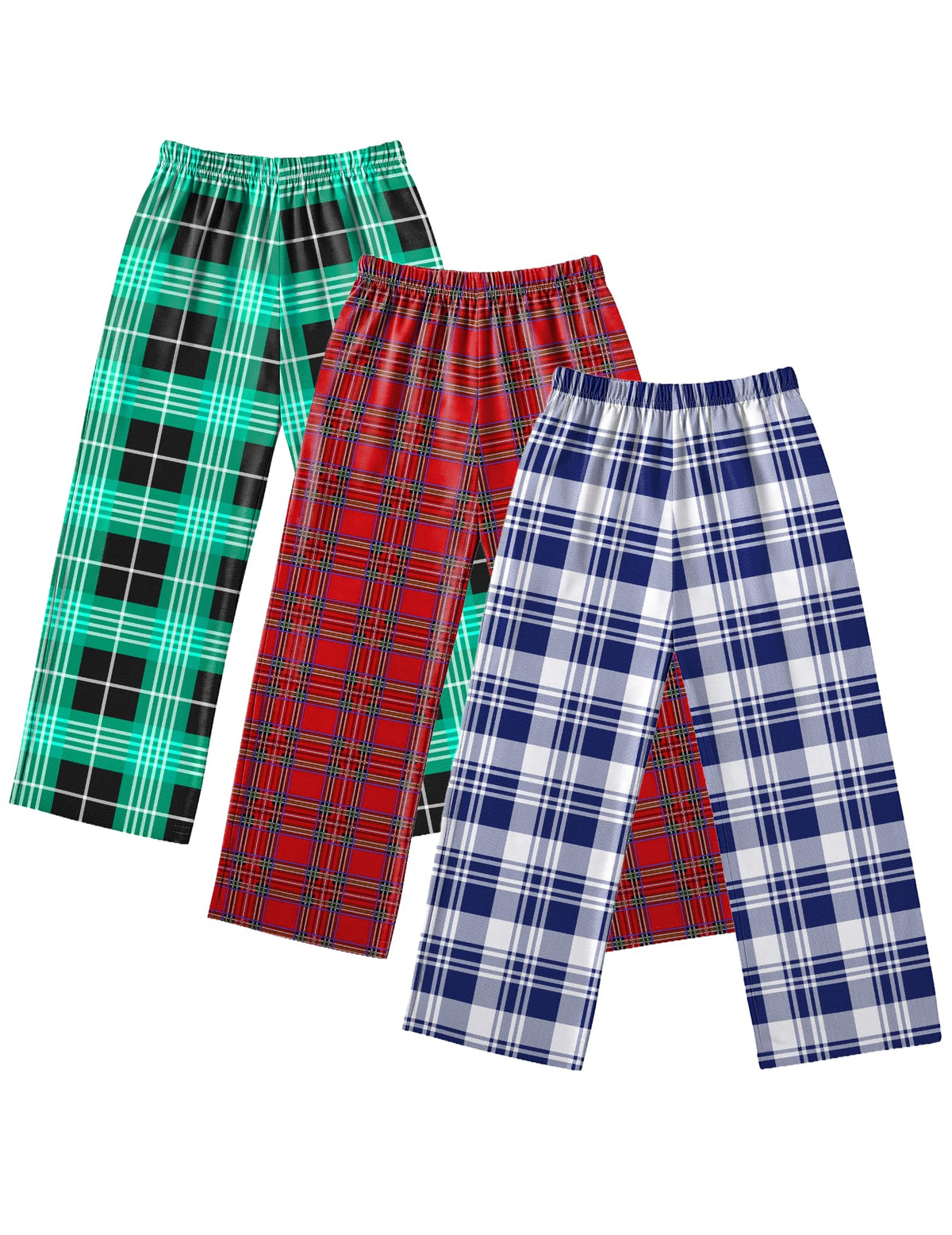 Ekouaer Boys Pajama Pants 3 Pack Sleep Kids Pajama Bottoms