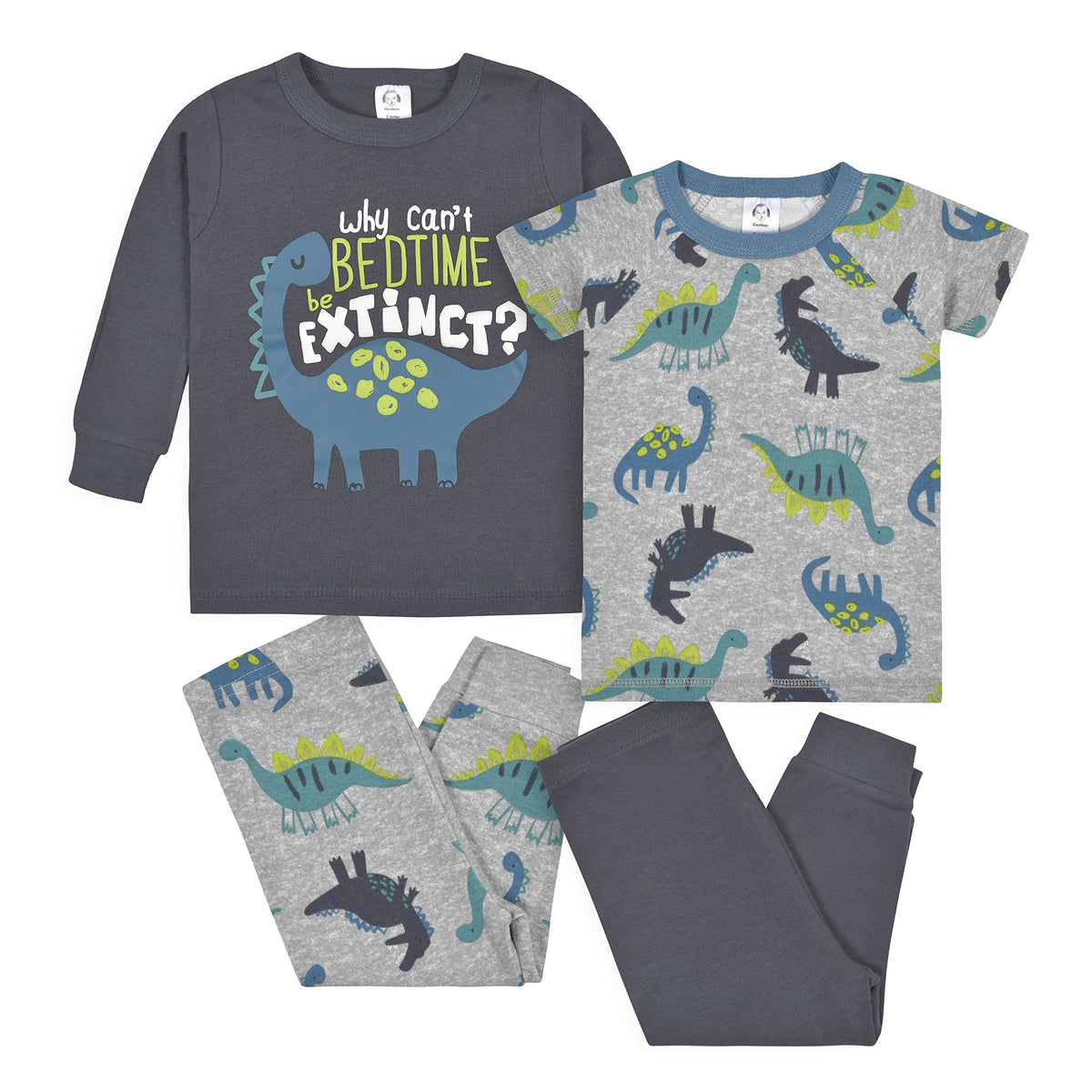 Gerber Baby Boys 4 Piece Pajama Set