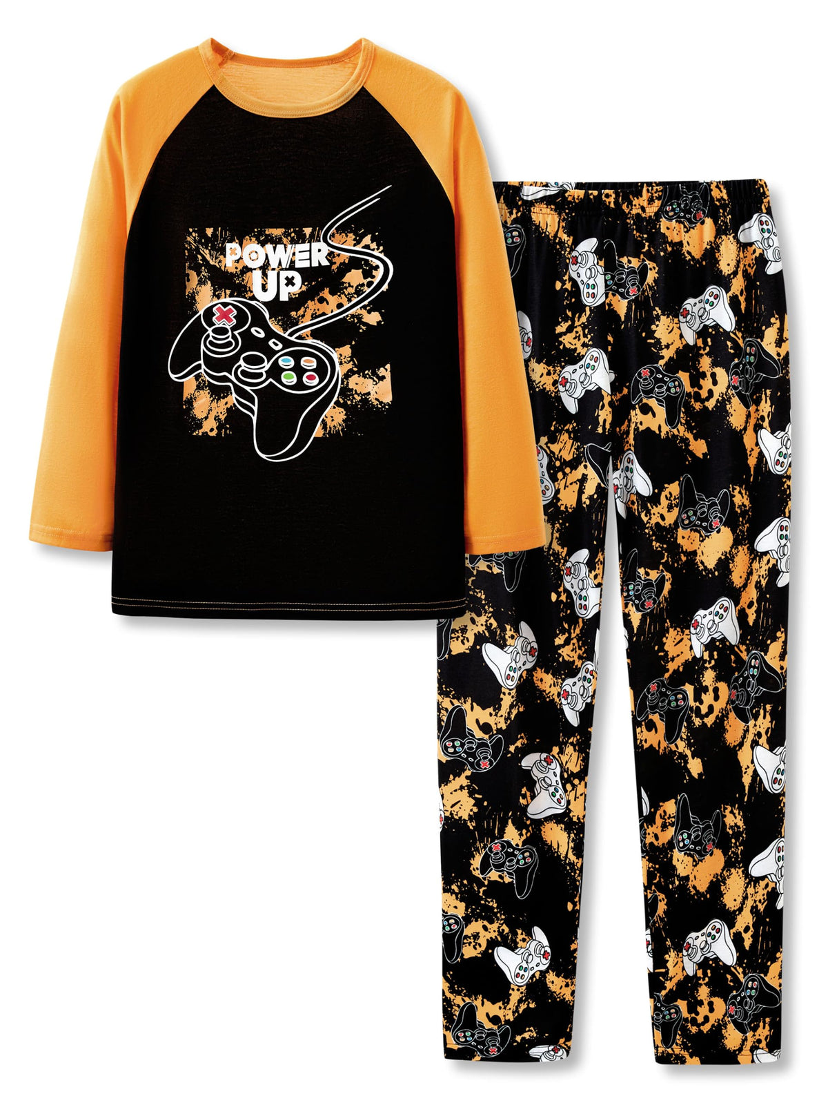 Beezizac Boys Pajamas Game/Ninja/Dinosaur Long Sleeve & Pants PJ Size 6-18