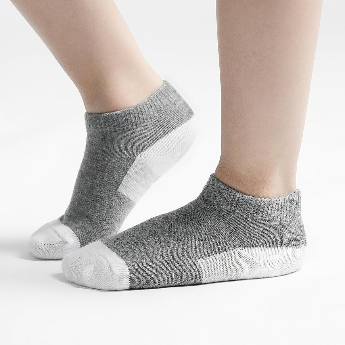 20 Pairs Boys Ankle Socks, Unisex Low Cut School Socks Ages 1-14