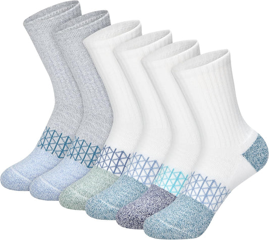 Hanes Boy's Socks, Ankle, Crew, & No Show 6-pack, Absolute Active Cushioned Sports Socks for Boys, Moisture-wicking Athletic