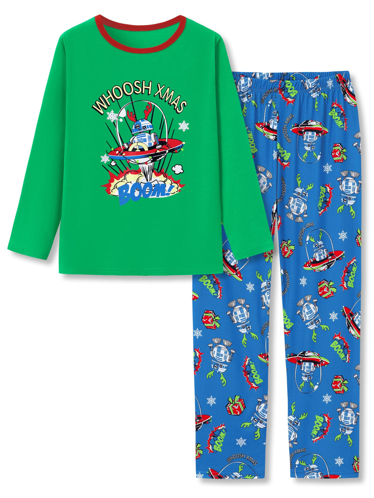 Beezizac Boys Pajamas Game/Ninja/Dinosaur Long Sleeve & Pants PJ Size 6-18