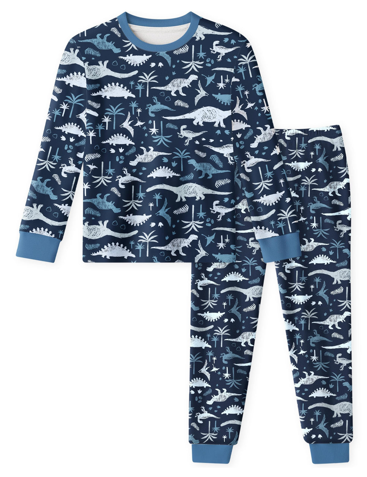Yoofoss Toddler Pajamas 100% Organic Cotton Pjs Kids Set for Boys Girls