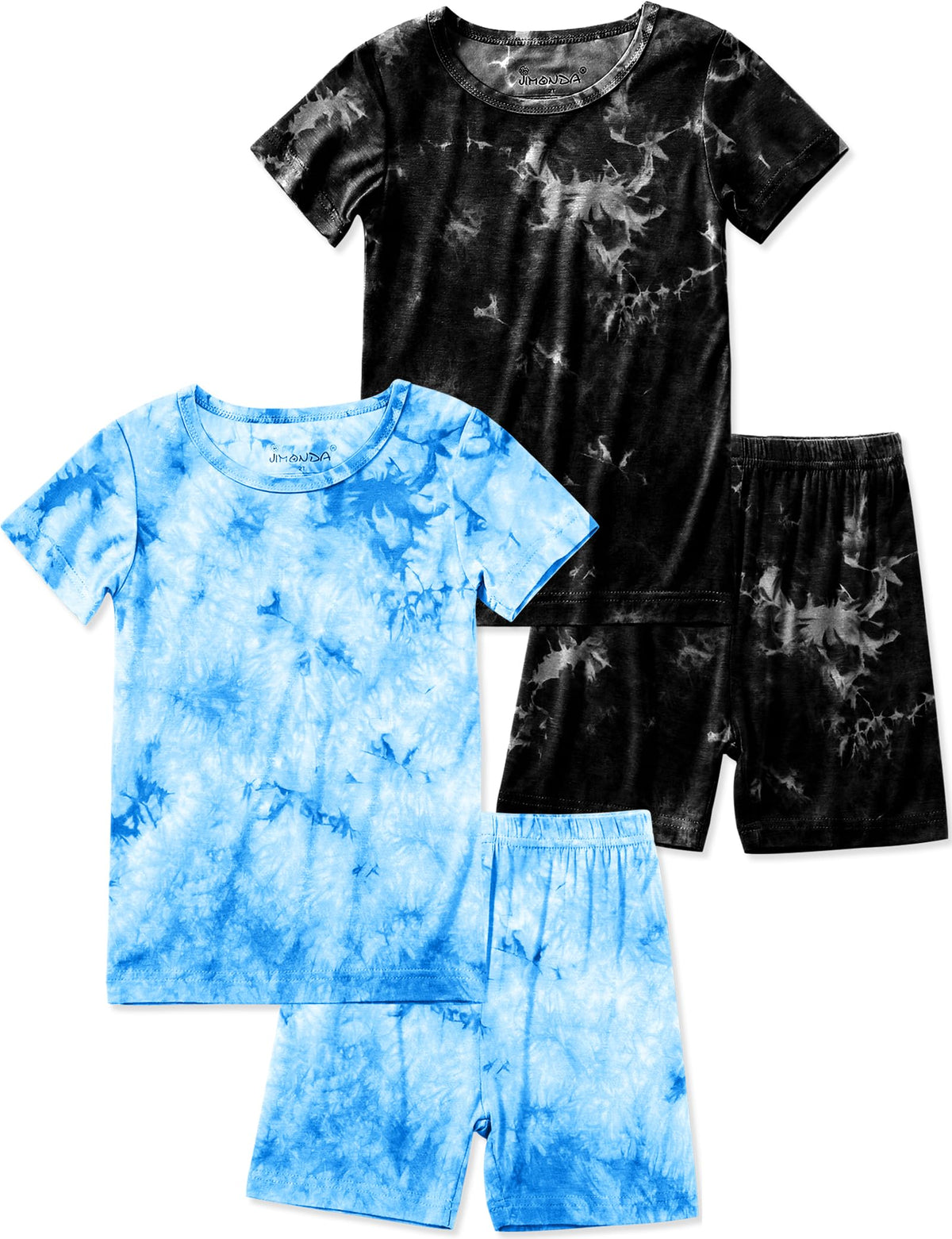 Jimonda Boys Girls Bamboo Rayon Pajamas Set Kids Sleepwear